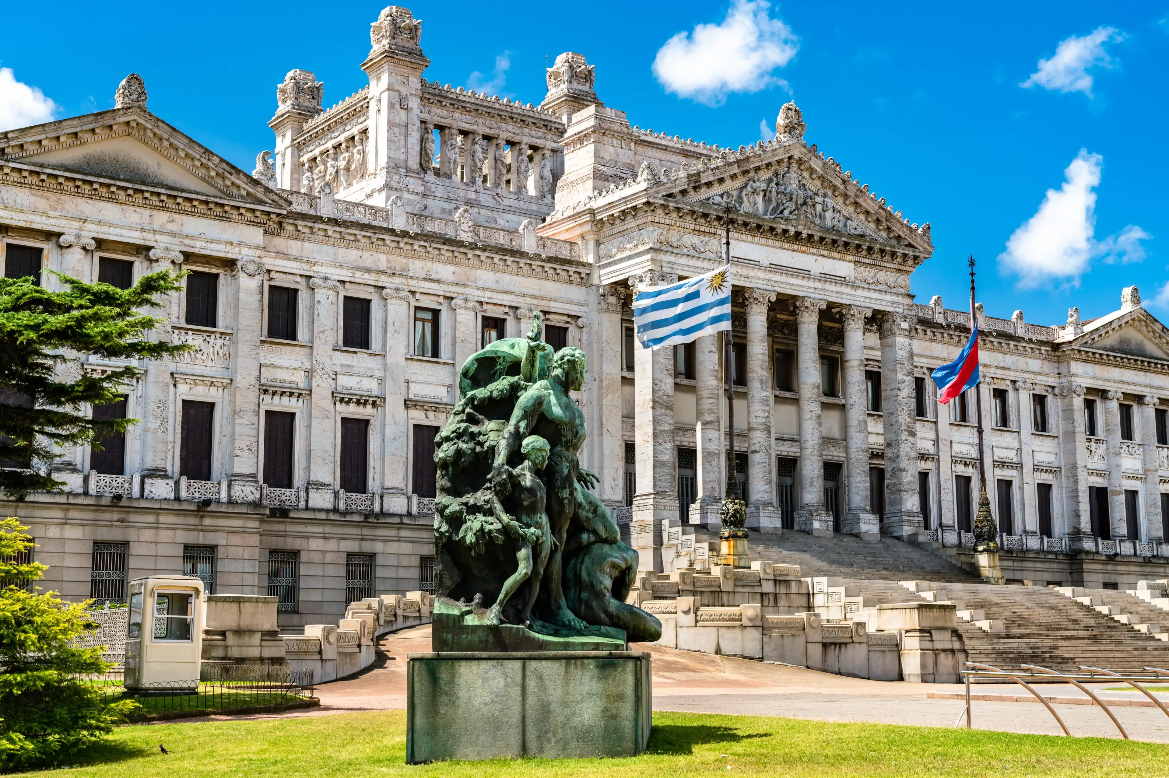 Legislative Palace of Uruguay, a monumental building in Montevideo Legislative Palace of Uruguay, a monumental building in Montevideo