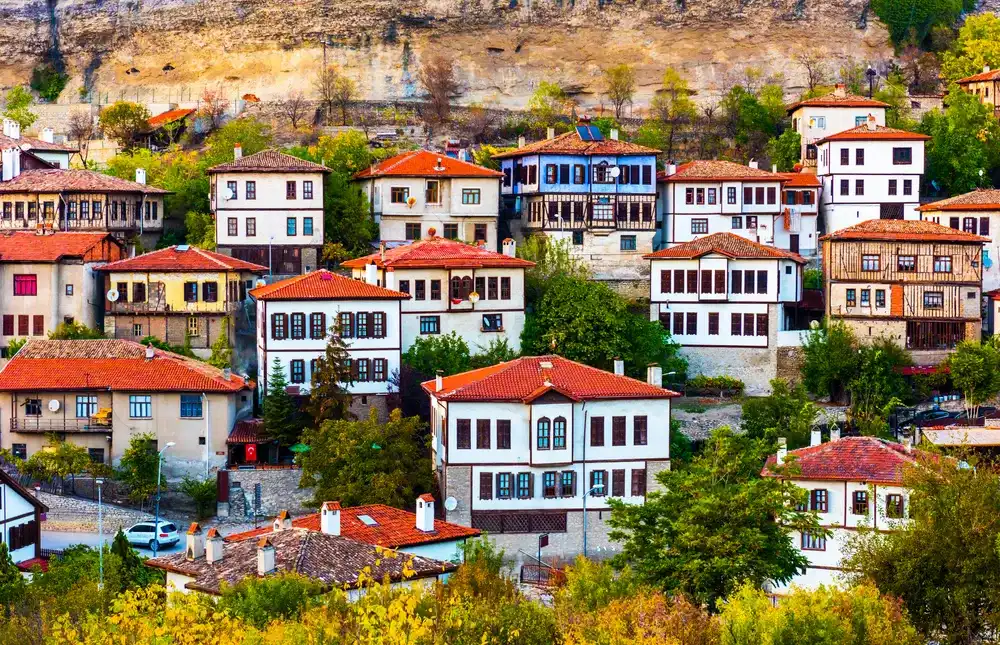 SAFRANBOLU, TURKEY. Traditional Ottoman Houses in Safranbolu. Safranbolu is district of Karabuk Province in the Black Sea region of Turkey. City in UNESCO World Heritage Site. SAFRANBOLU, TURKEY. Traditional Ottoman Houses in Safranbolu. Safranbolu is district of Karabuk Province in the Black Sea region of Turkey. City in UNESCO World Heritage Site.
