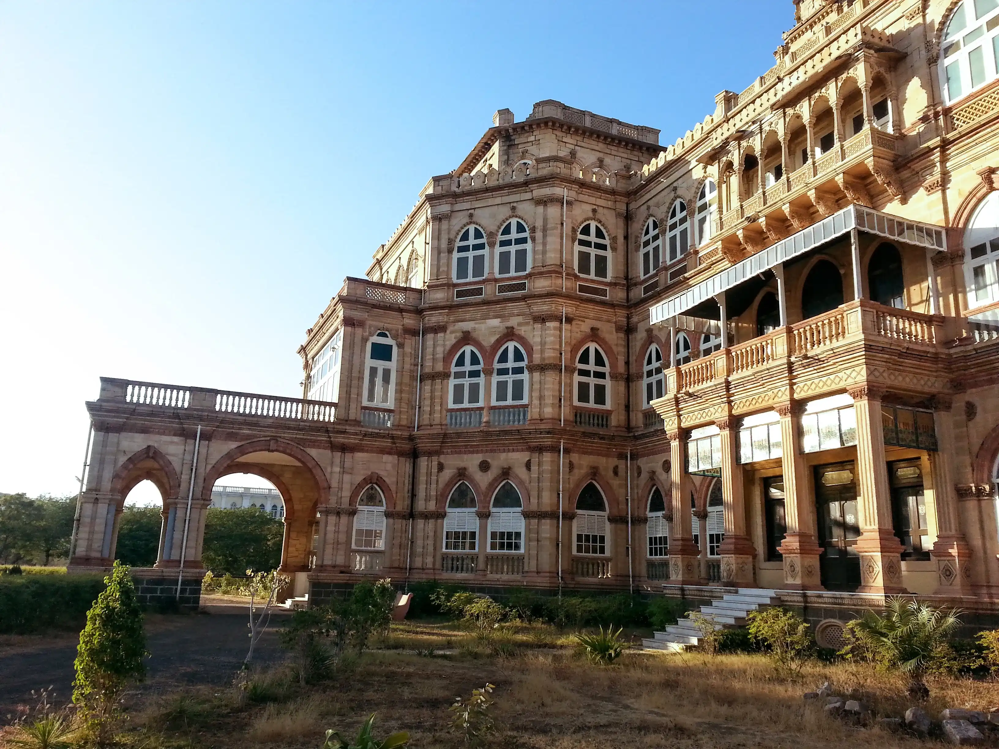 closeup Ranjit Vilas Palace Wankaner, Rajkot, Gujarat, India closeup Ranjit Vilas Palace Wankaner, Rajkot, Gujarat, India