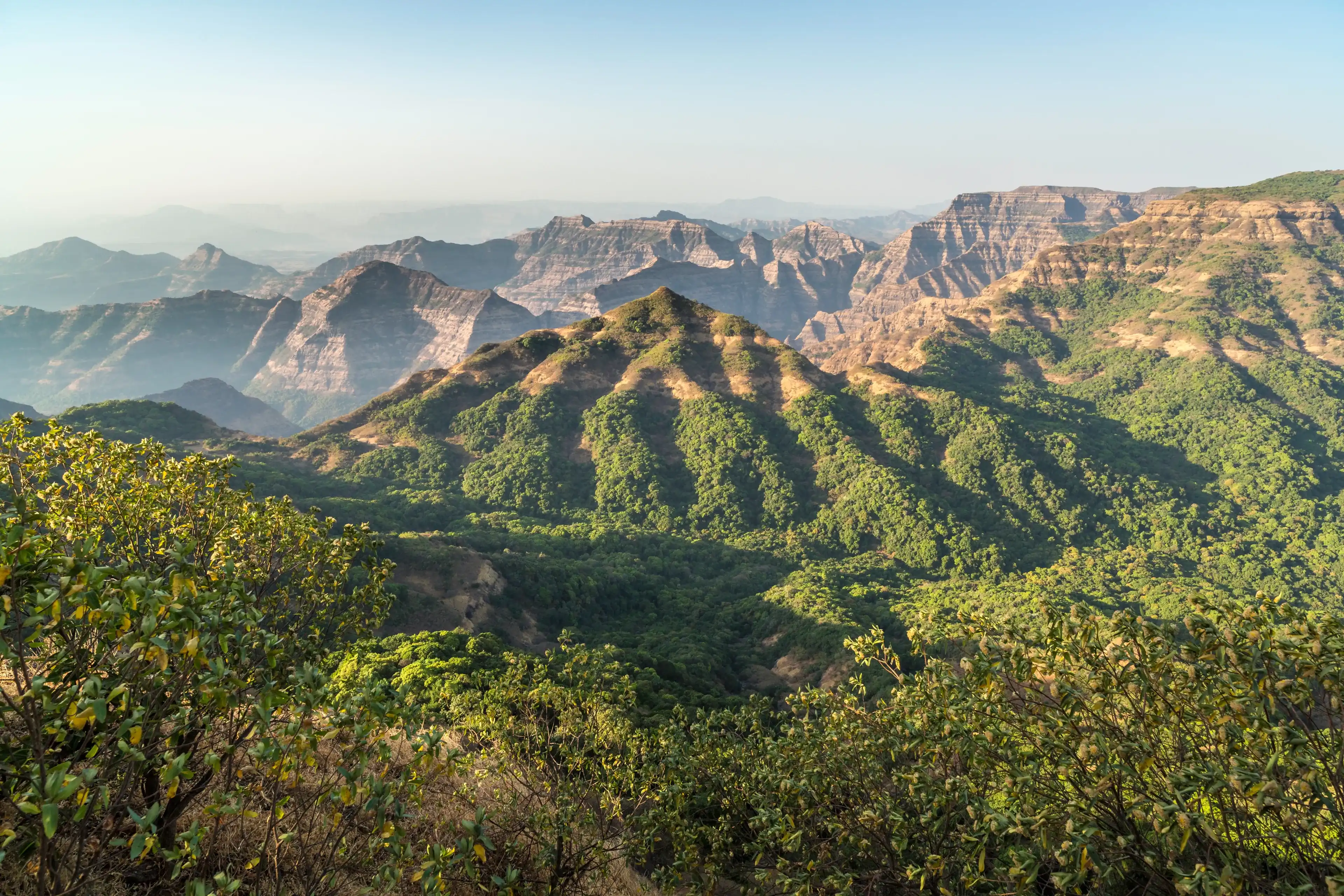 Mahabaleshwar, Maharashtra, India - view from Arthur's seat, a scenic viewpoint in this tourist destination Mahabaleshwar, Maharashtra, India - view from Arthur's seat, a scenic viewpoint in this tourist destination