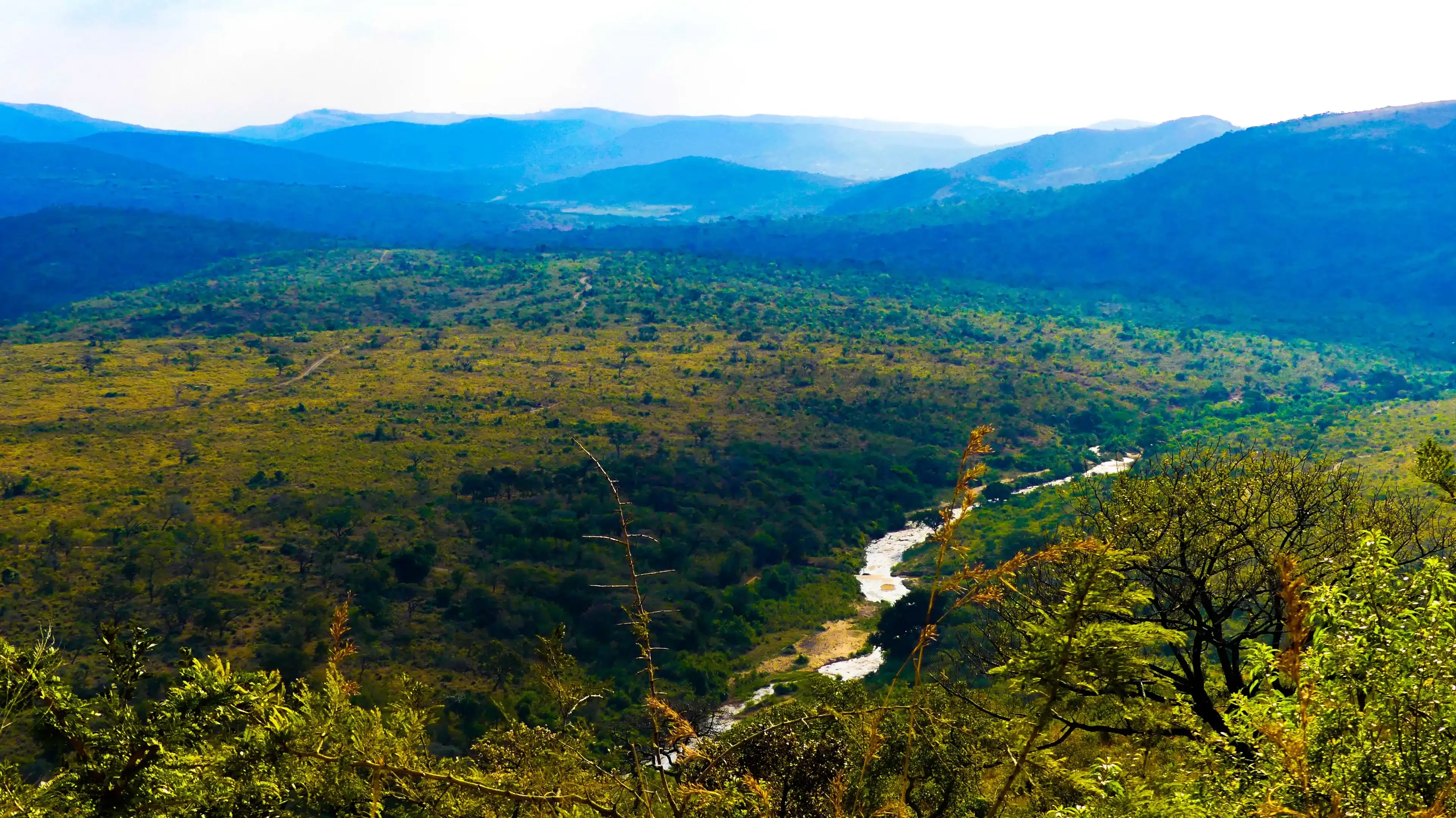 View from a mountain in Eswatini View from a mountain in Eswatini