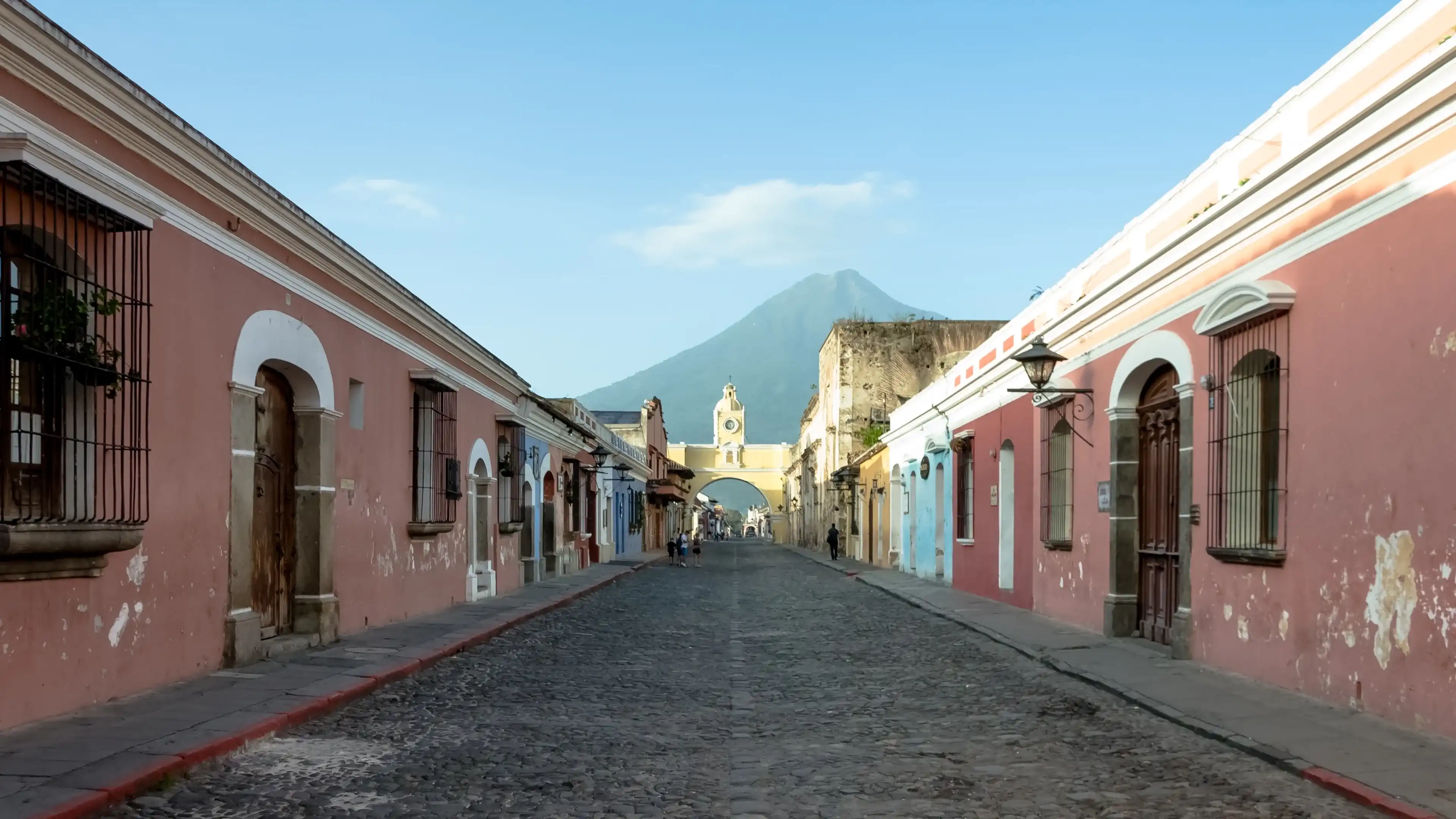 Architectural detail of Antigua Guatemala, a city in the central highlands of Guatemala (former capital of Guatemala) which has retained its colonial architectural features to this day Architectural detail of Antigua Guatemala, a city in the central highlands of Guatemala (former capital of Guatemala) which has retained its colonial architectural features to this day