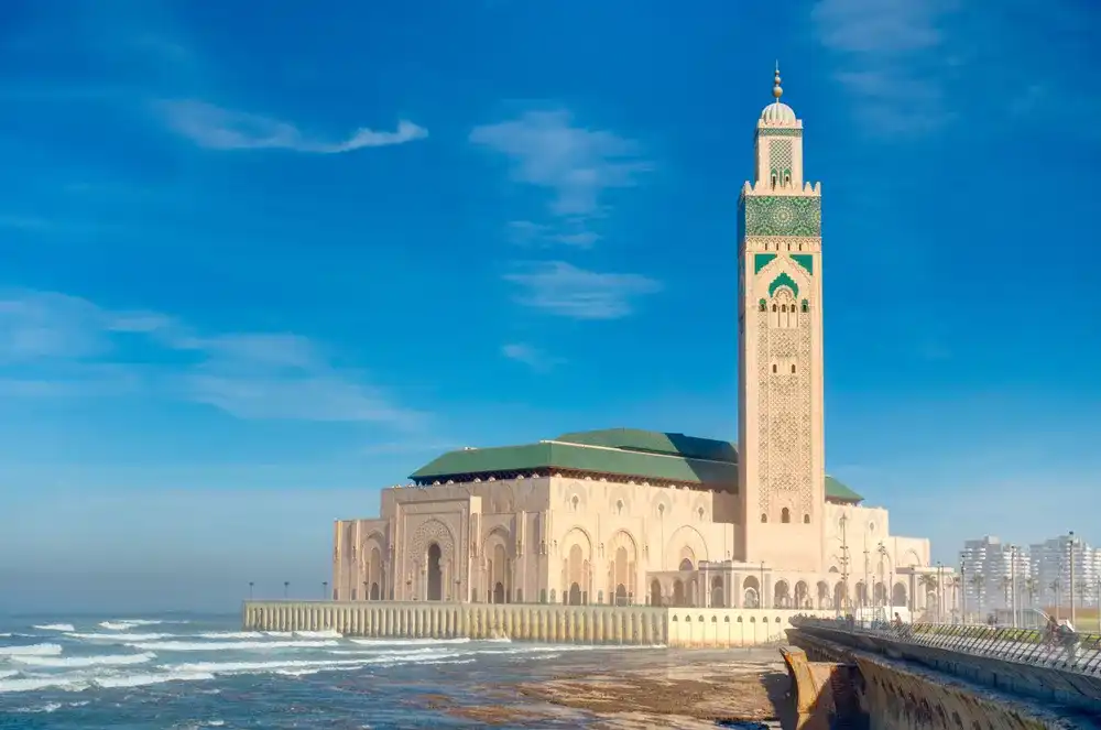 Hasan II Mosque in Casablanca, Morocco Hasan II Mosque in Casablanca, Morocco