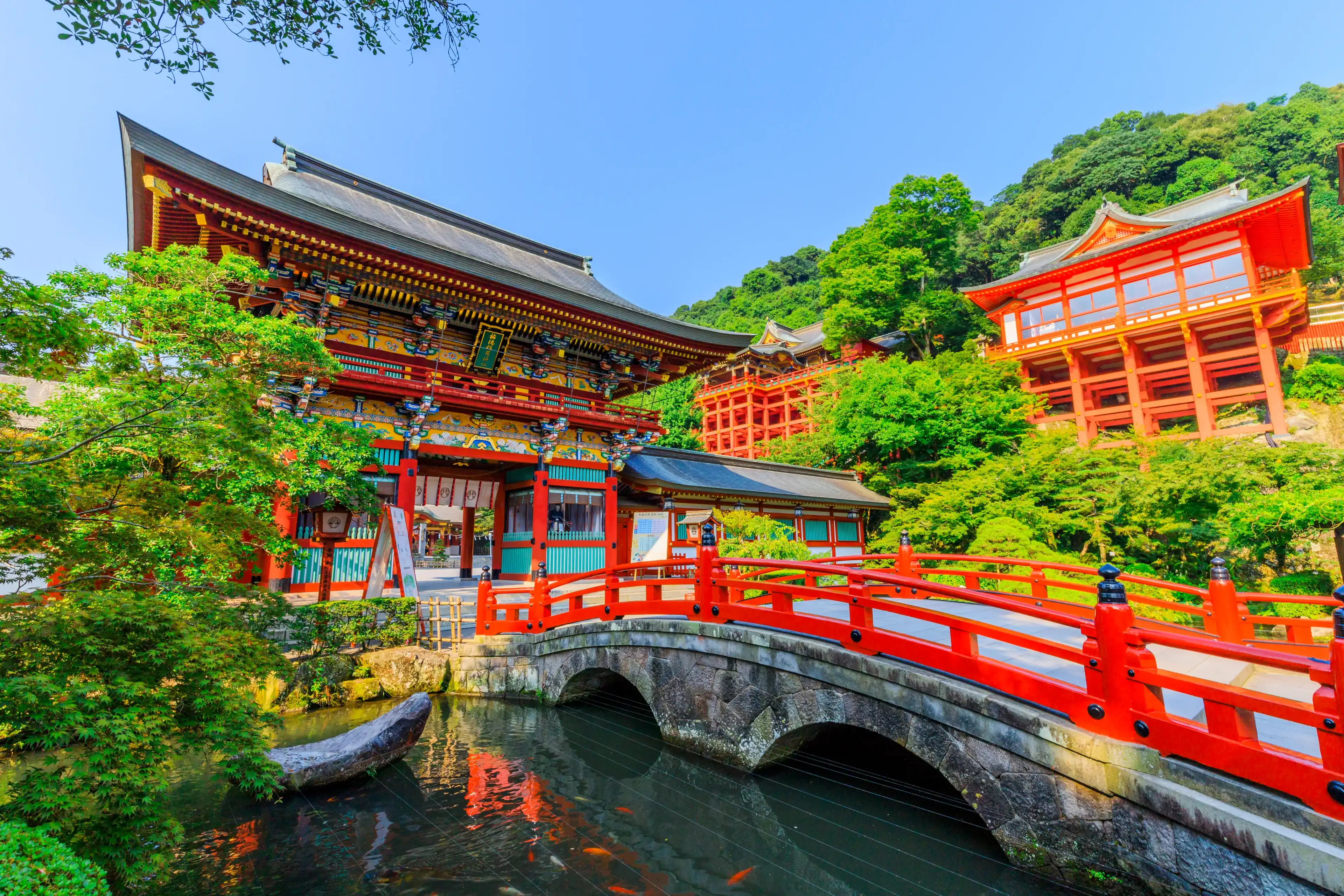 Saga,Japan - July 19,2018 - Yutoku Inari Shrine in Kashima city,Saga prefecture,Japan. Saga,Japan - July 19,2018 - Yutoku Inari Shrine in Kashima city,Saga prefecture,Japan.