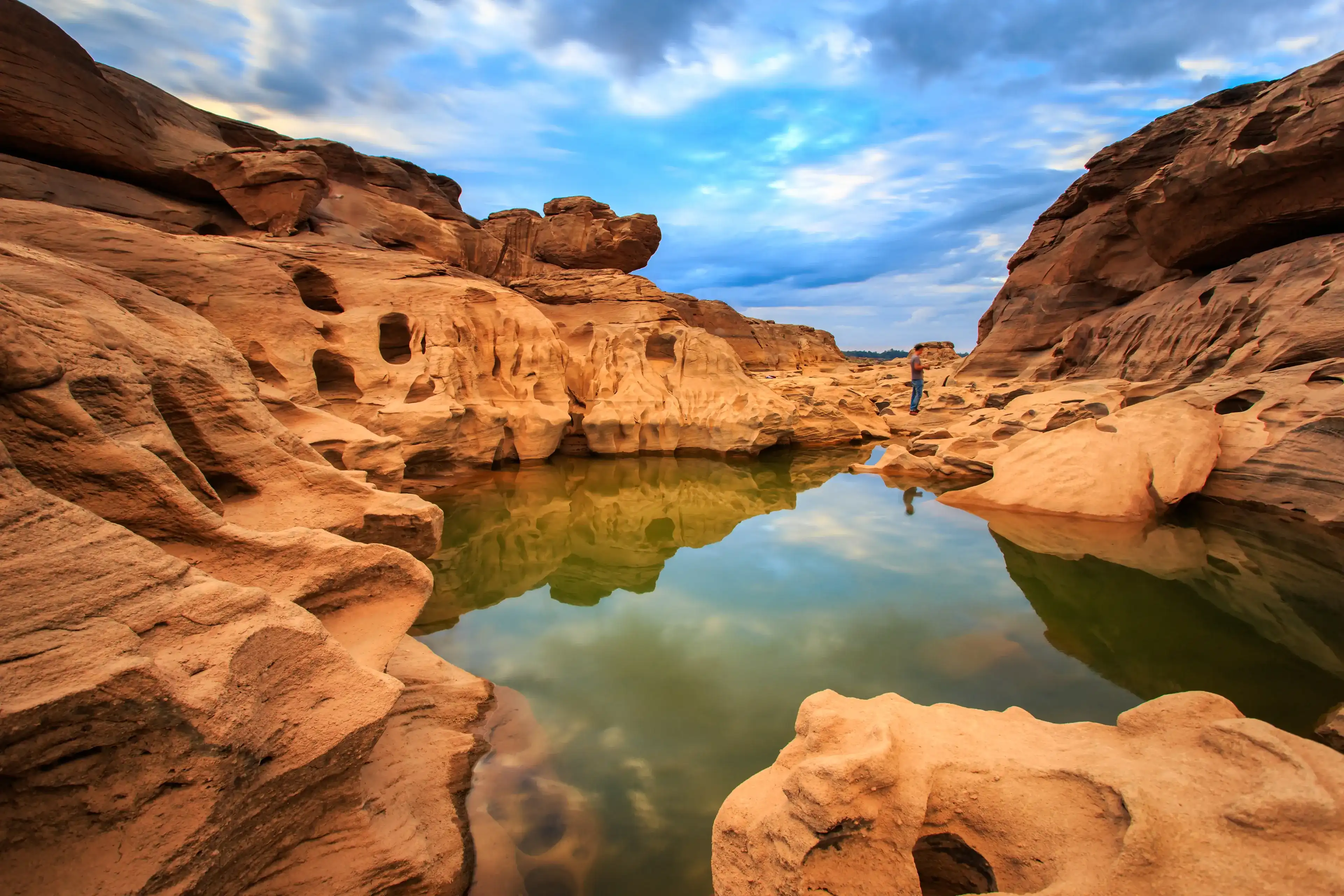 Thailand grand canyon (sam phan bok) at Ubon Ratchathani, Thailand. Thailand grand canyon (sam phan bok) at Ubon Ratchathani, Thailand.