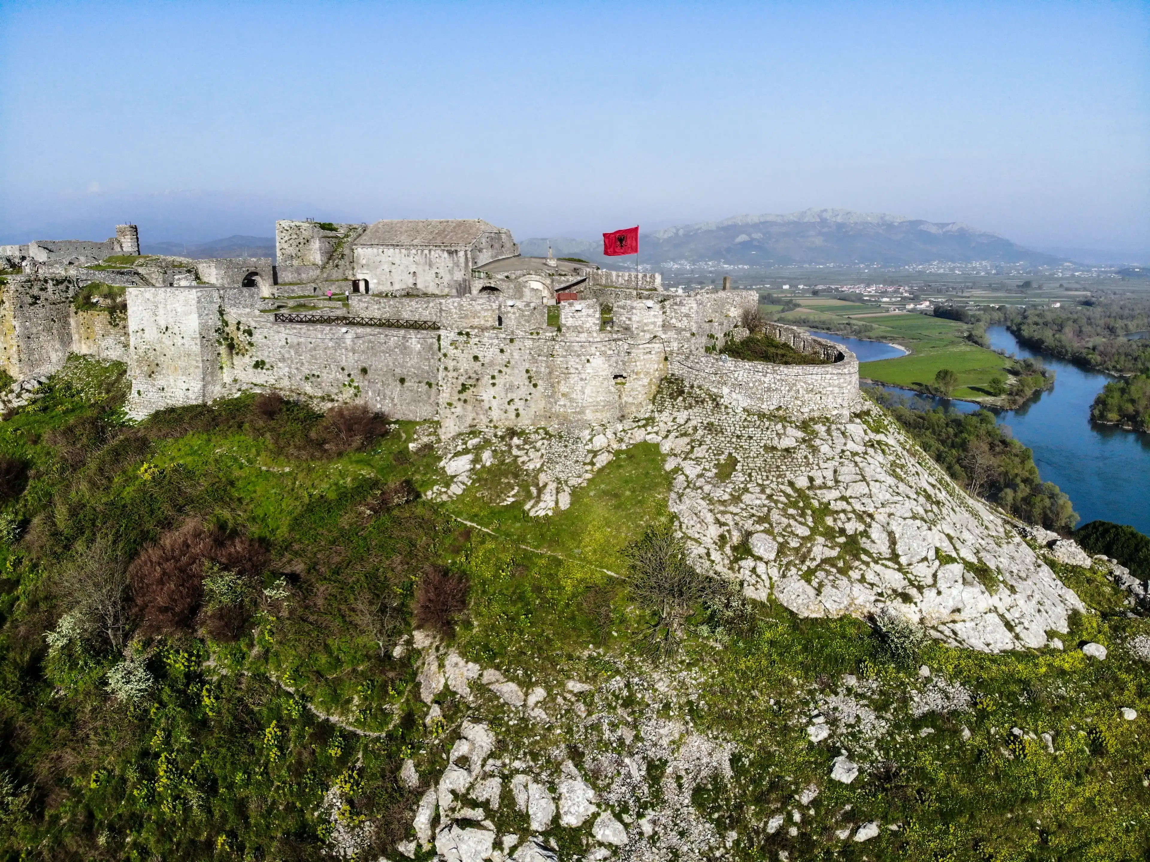 Rozafa Castle (Fortress) in Shkoder, Albania Rozafa Castle (Fortress) in Shkoder, Albania