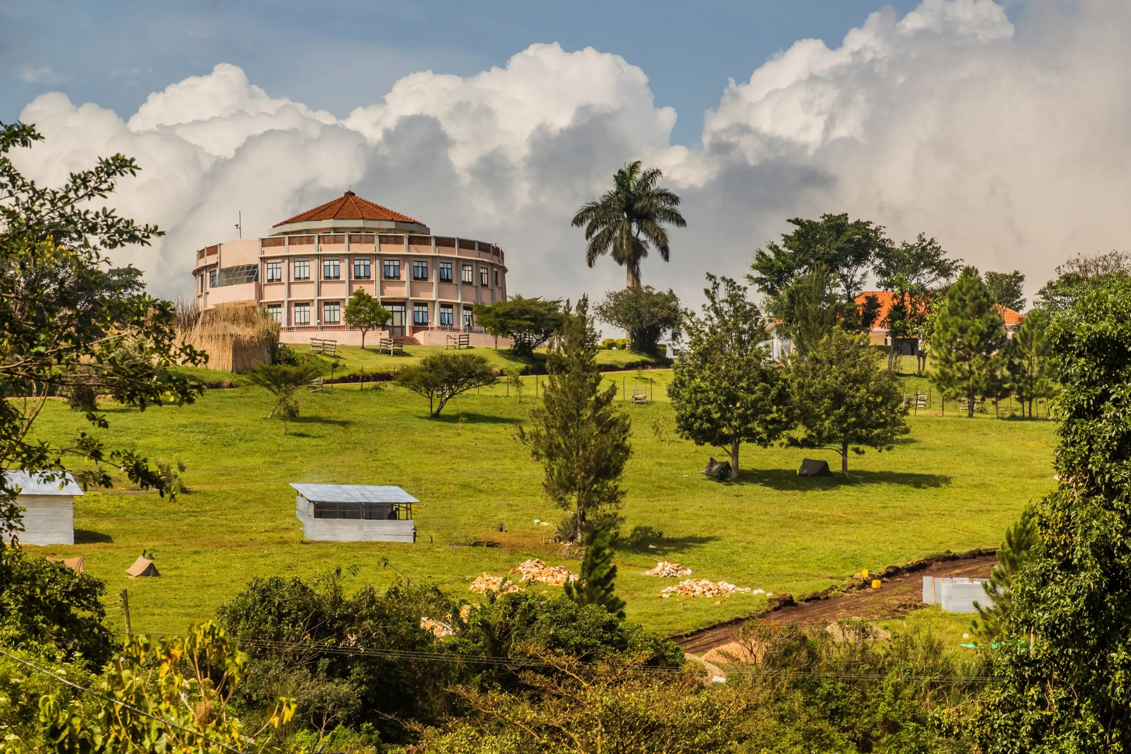 View of Tooro Kingdom Palace in Fort Portal, Uganda View of Tooro Kingdom Palace in Fort Portal, Uganda