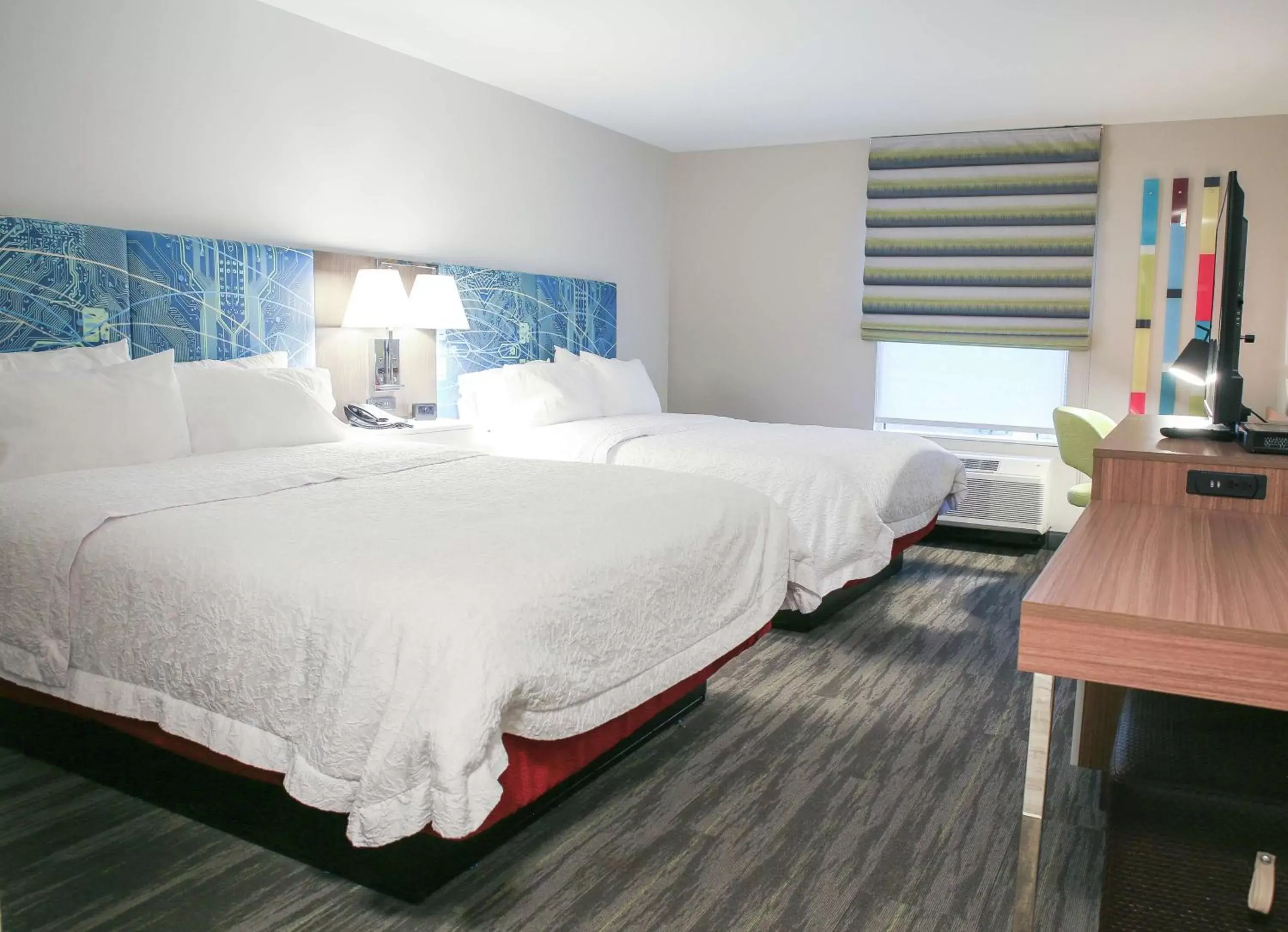 Queen Room with Two Queen Beds - Non-Smoking in Hampton Inn & Suites Mount Laurel/Moorestown Queen Room with Two Queen Beds - Non-Smoking in Hampton Inn & Suites Mount Laurel/Moorestown