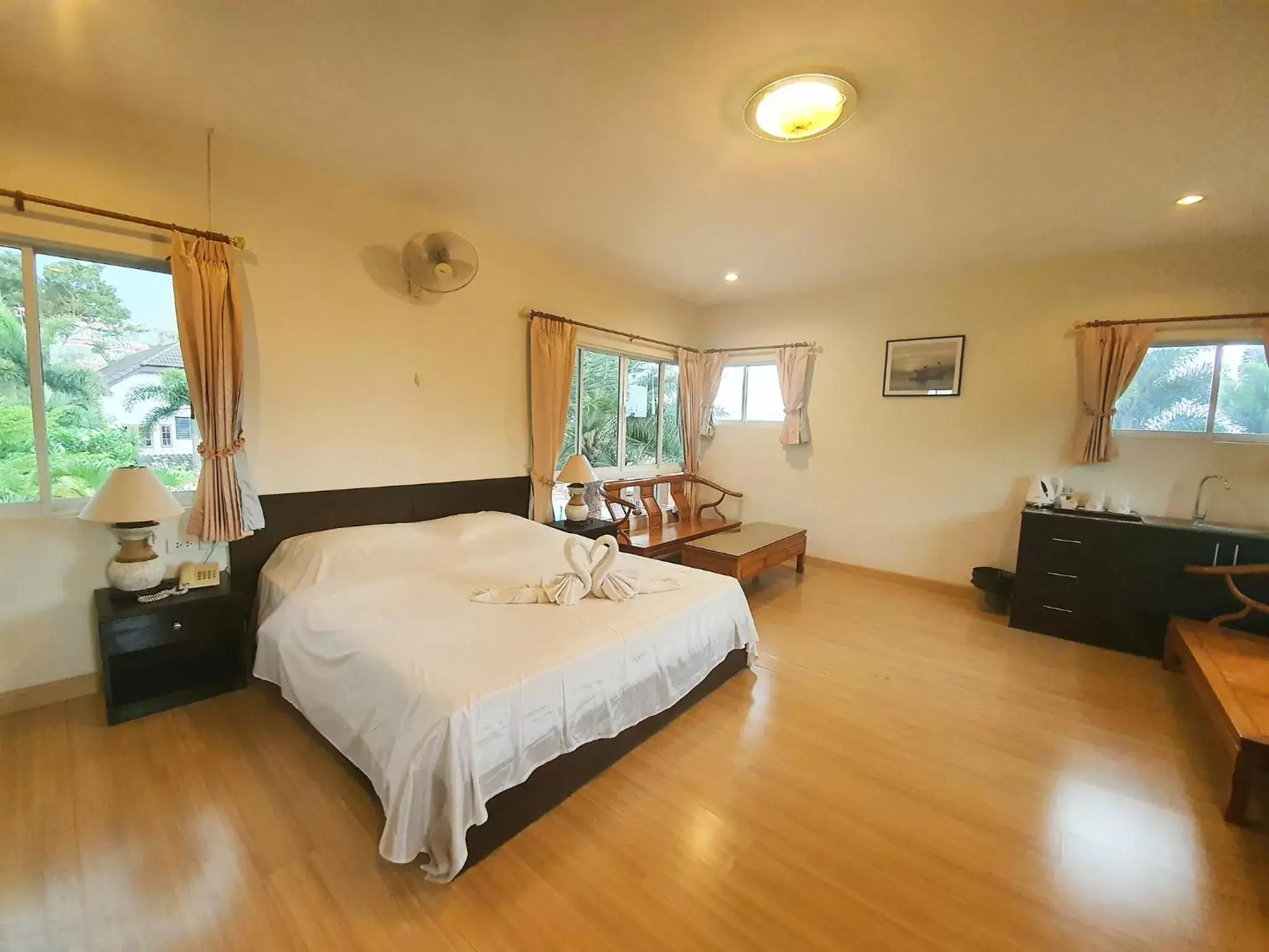 Family Room with Garden View in Serene Sands Health Resort Family Room with Garden View in Serene Sands Health Resort