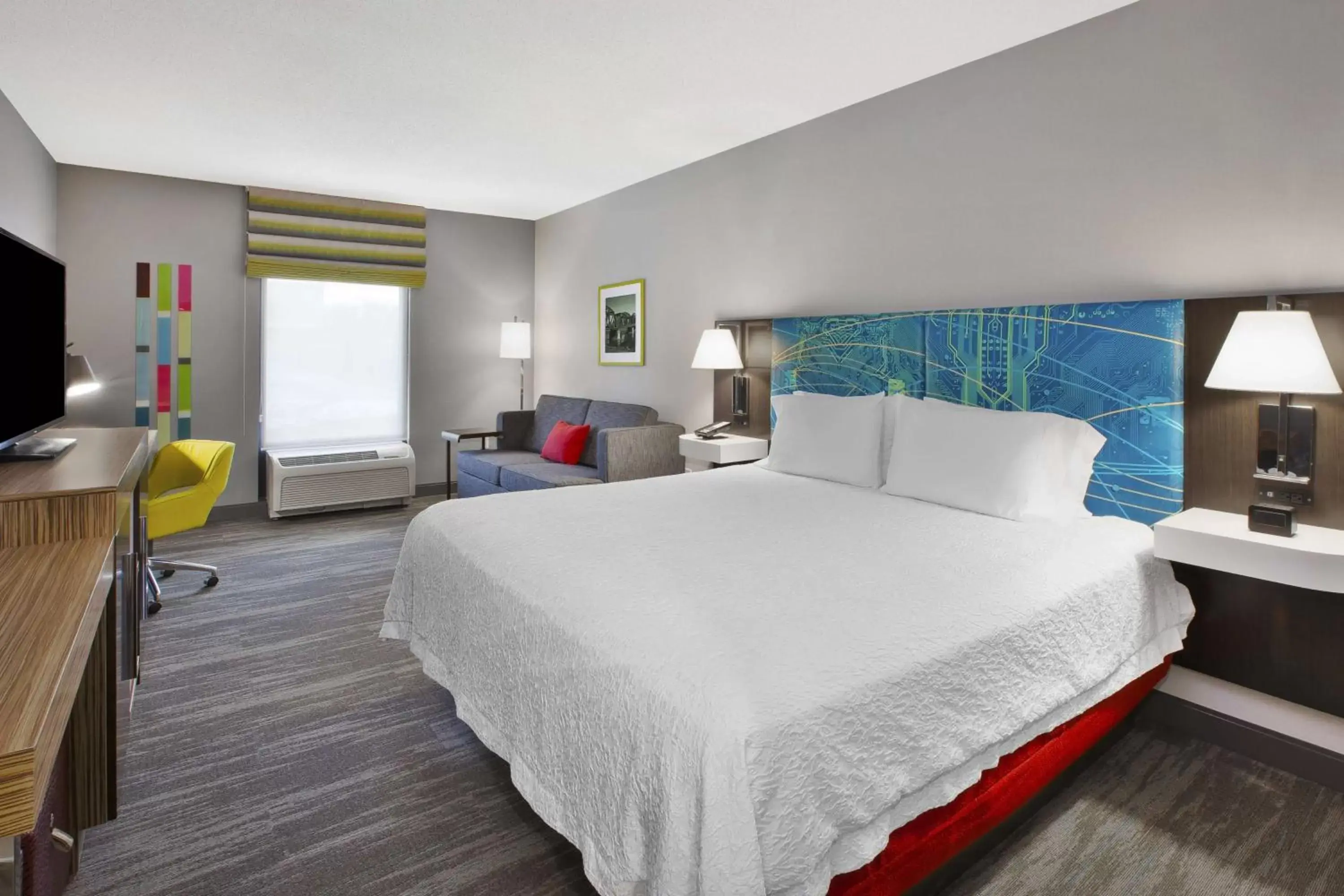 King Room with Roll-In Shower - Mobility Access/Non-Smoking in Hampton Inn & Suites Springboro King Room with Roll-In Shower - Mobility Access/Non-Smoking in Hampton Inn & Suites Springboro