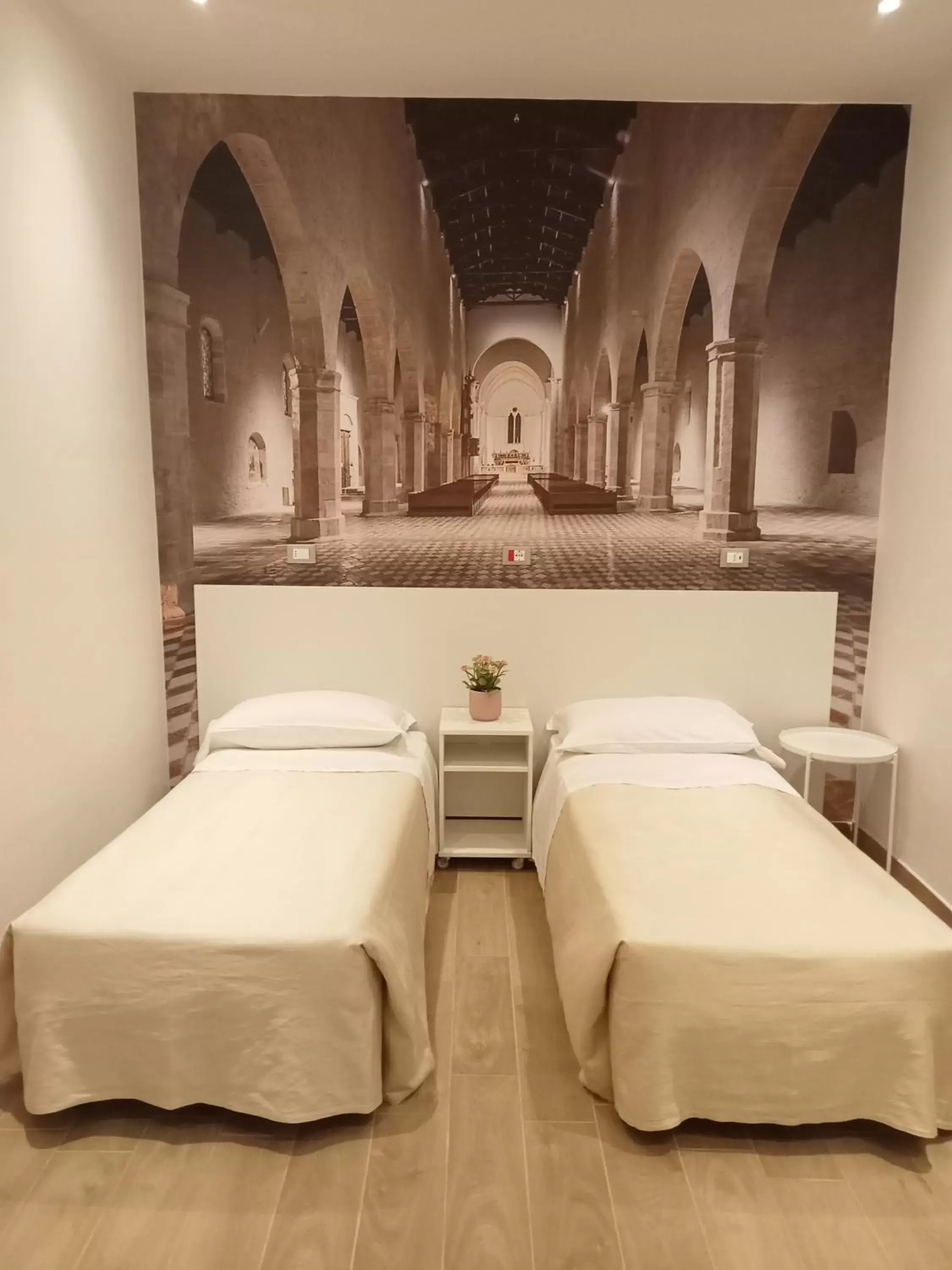 Quadruple Room in Hotel Porta Rivera Quadruple Room in Hotel Porta Rivera