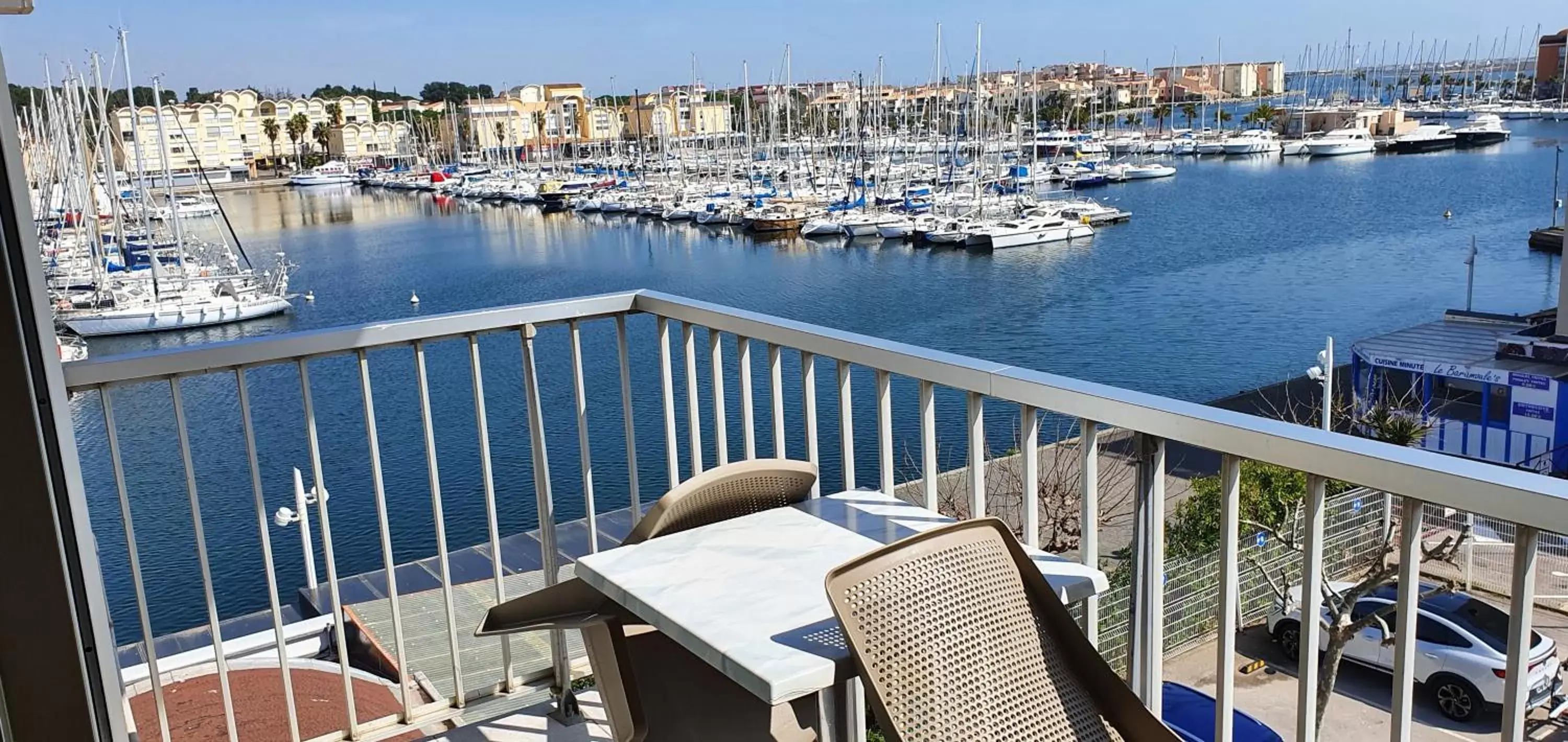 Double Room Panorama with Balcony in Hôtel Port Beach Double Room Panorama with Balcony in Hôtel Port Beach