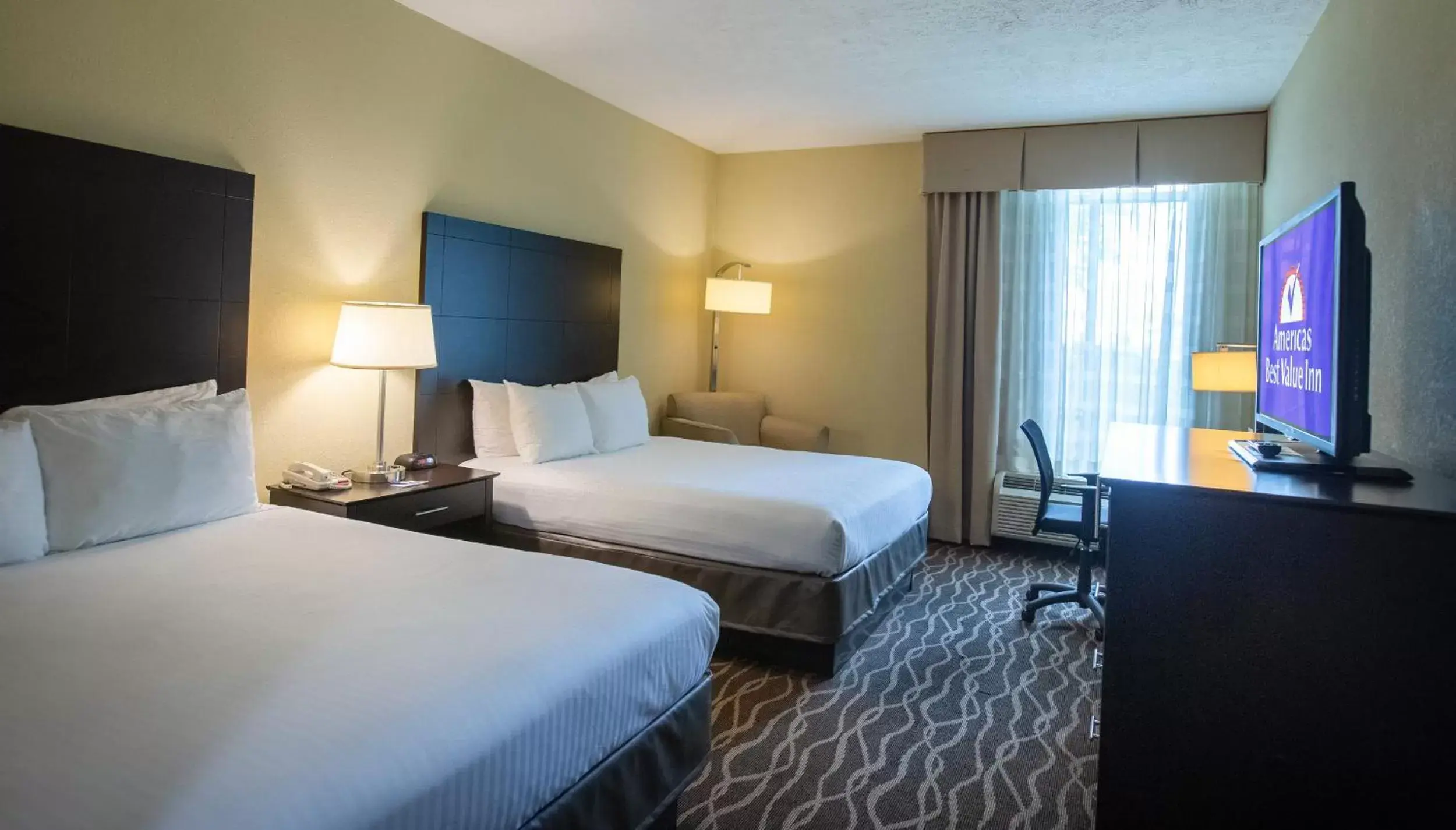 Double Room with Two Double Beds - Non-Smoking in Americas Best Value West Point Double Room with Two Double Beds - Non-Smoking in Americas Best Value West Point