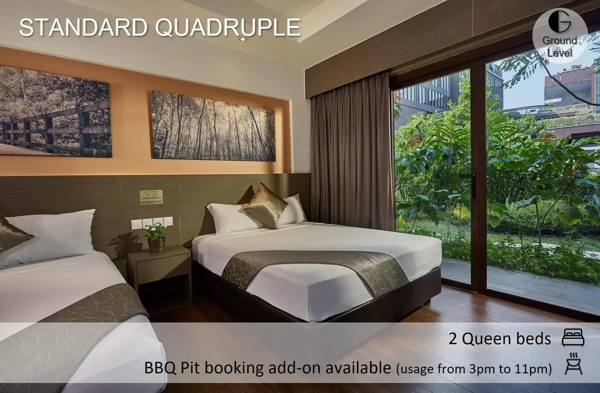 Standard Quadruple Room - Ground Level in D'Resort @ Downtown East Standard Quadruple Room - Ground Level in D'Resort @ Downtown East