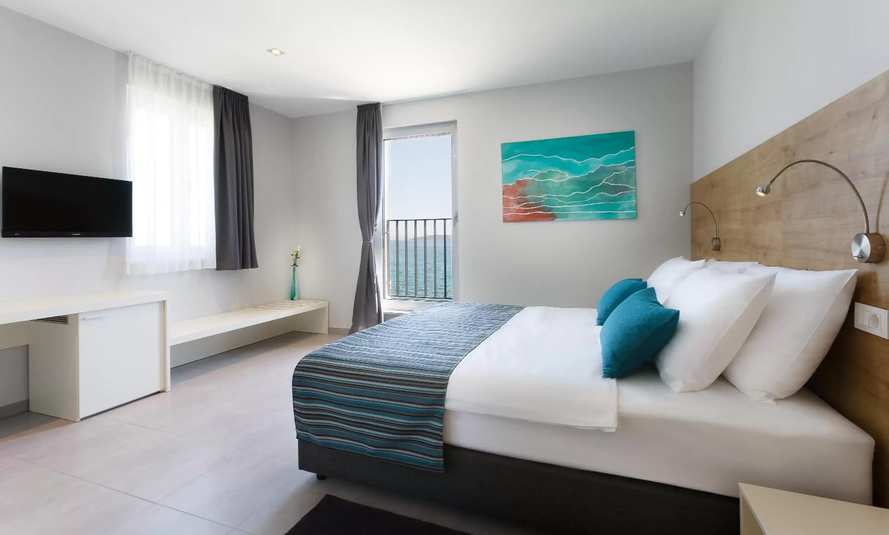 Superior Double Room with Sea View in Hotel Štacija Superior Double Room with Sea View in Hotel Štacija