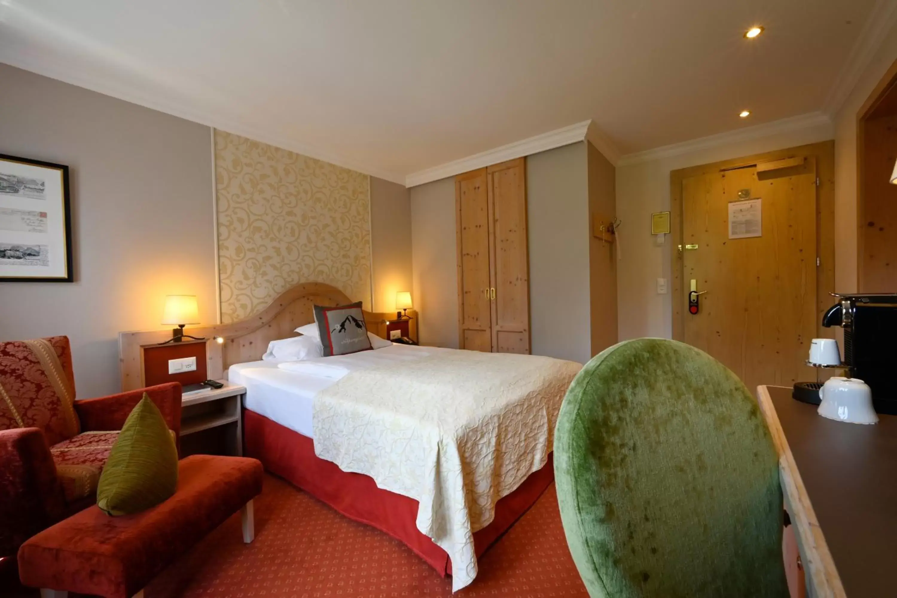 Superior Single Room - Eiger view in Romantik Hotel Schweizerhof Superior Single Room - Eiger view in Romantik Hotel Schweizerhof