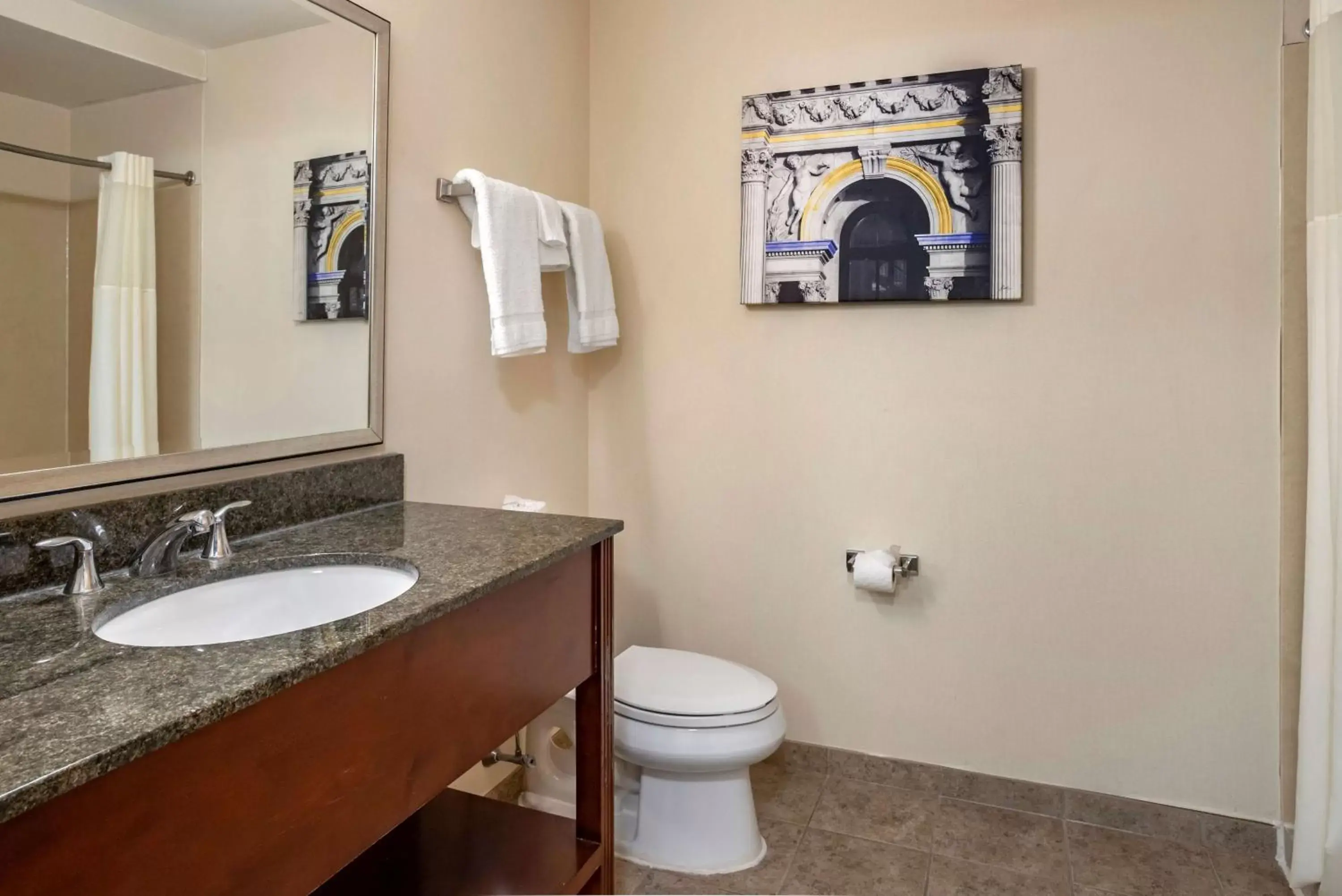 King Room - Disability Access/Roll-in Shower in Best Western Plus Philadelphia Airport South - at Widener University King Room - Disability Access/Roll-in Shower in Best Western Plus Philadelphia Airport South - at Widener University