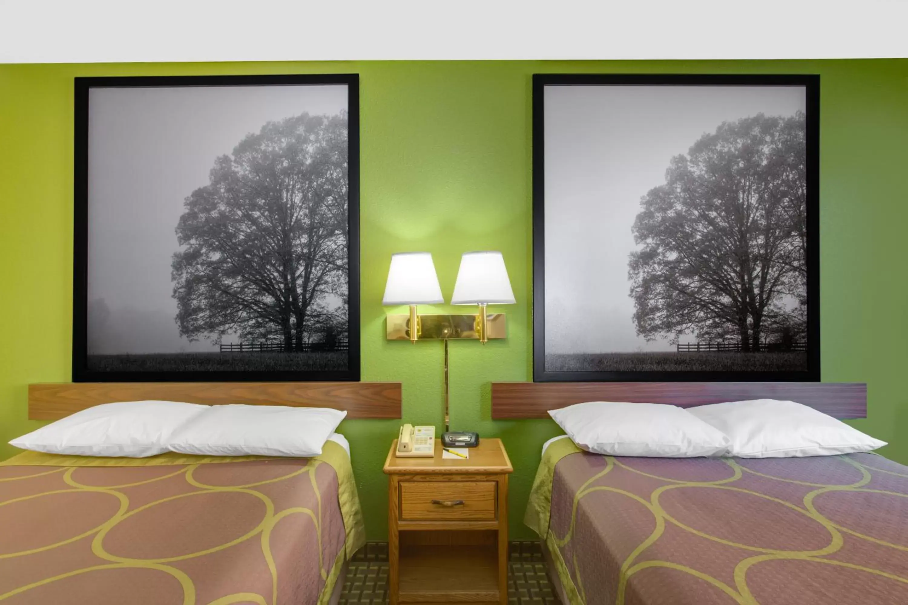 Deluxe Double Room with Two Double Beds - Non-Smoking in Super 8 by Wyndham Radford VA Deluxe Double Room with Two Double Beds - Non-Smoking in Super 8 by Wyndham Radford VA