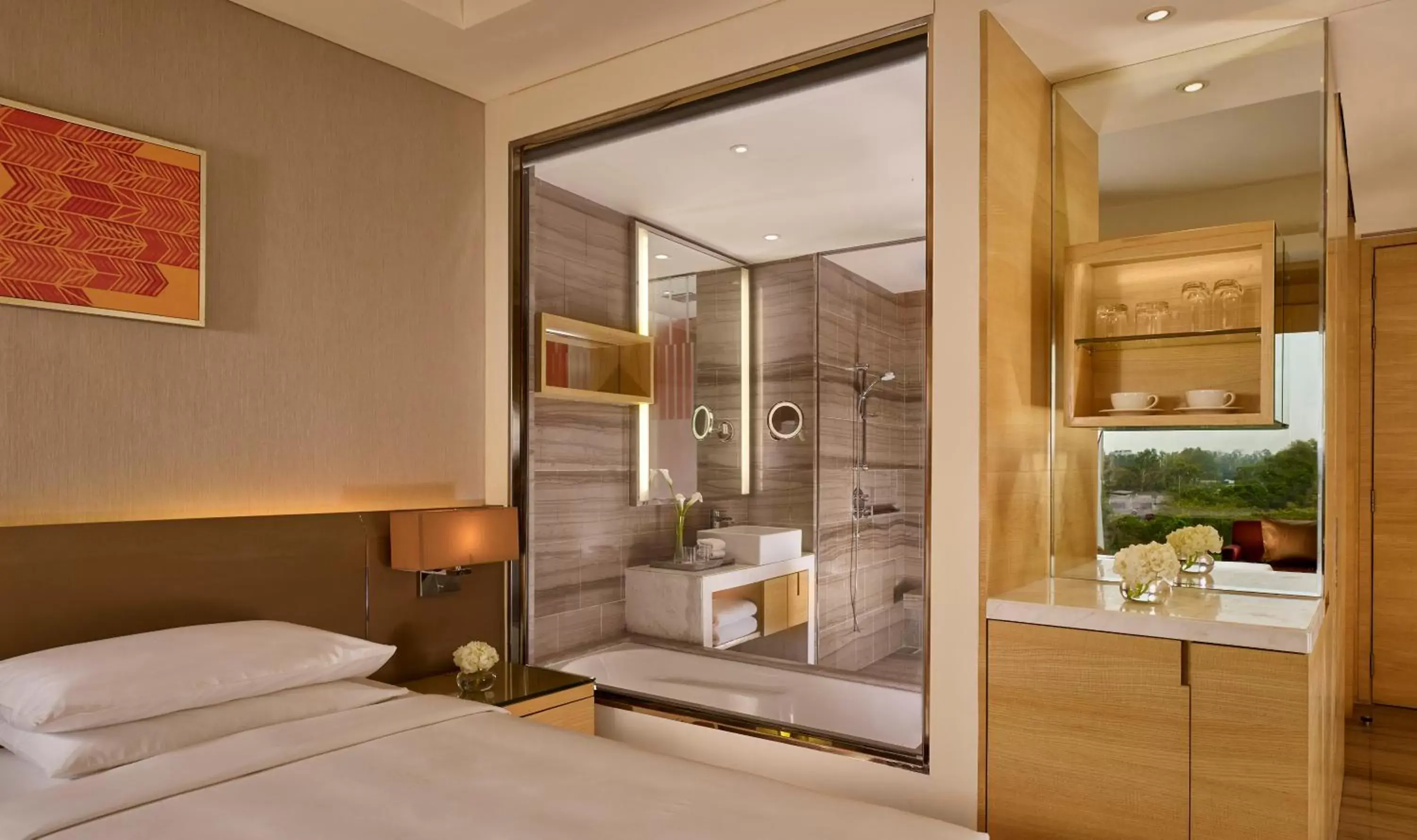 King Room - single occupancy - 6 PM to 8 PM, Acess to Club Lounge, Complimentary Buffet Breakfast) - Club Access (Complimentary Cocktail Hours in Hyatt Regency Chandigarh King Room - single occupancy - 6 PM to 8 PM, Acess to Club Lounge, Complimentary Buffet Breakfast) - Club Access (Complimentary Cocktail Hours in Hyatt Regency Chandigarh