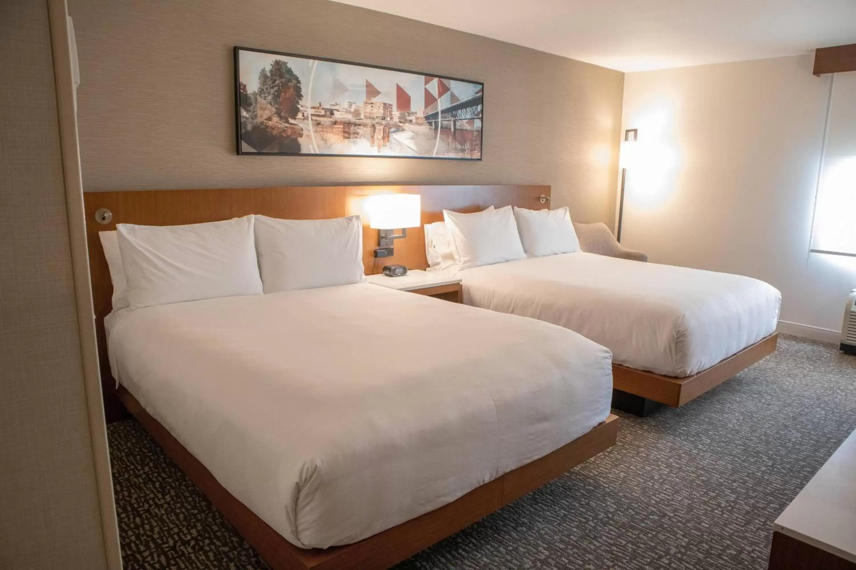 Queen Room with Two Queen Beds and Courtyard View - Hearing Accessible in Delta Hotels by Marriott Allentown Lehigh Valley Queen Room with Two Queen Beds and Courtyard View - Hearing Accessible in Delta Hotels by Marriott Allentown Lehigh Valley