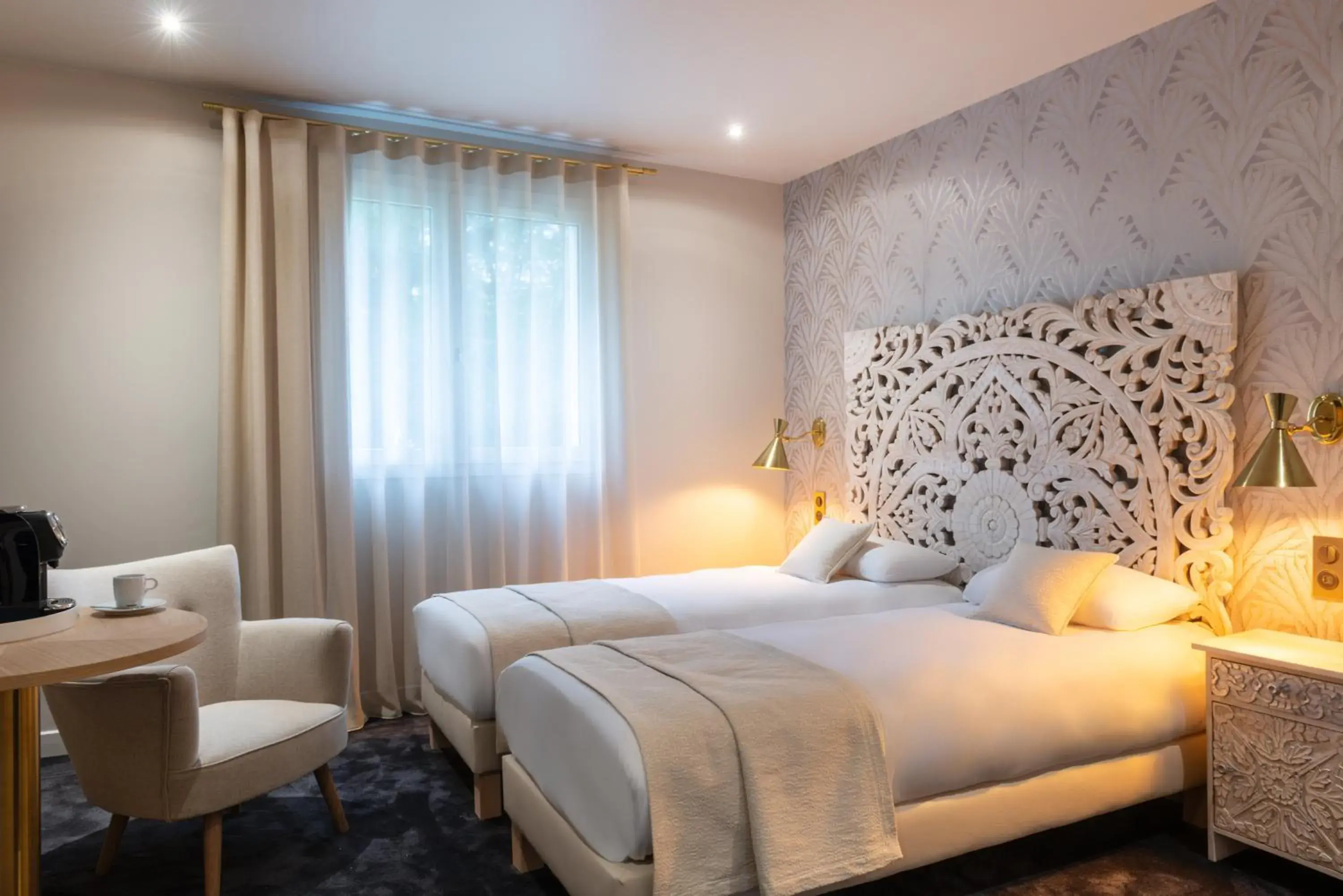 Twin Room in The Originals Boutique, Parc Hôtel, Orléans Sud Twin Room in The Originals Boutique, Parc Hôtel, Orléans Sud