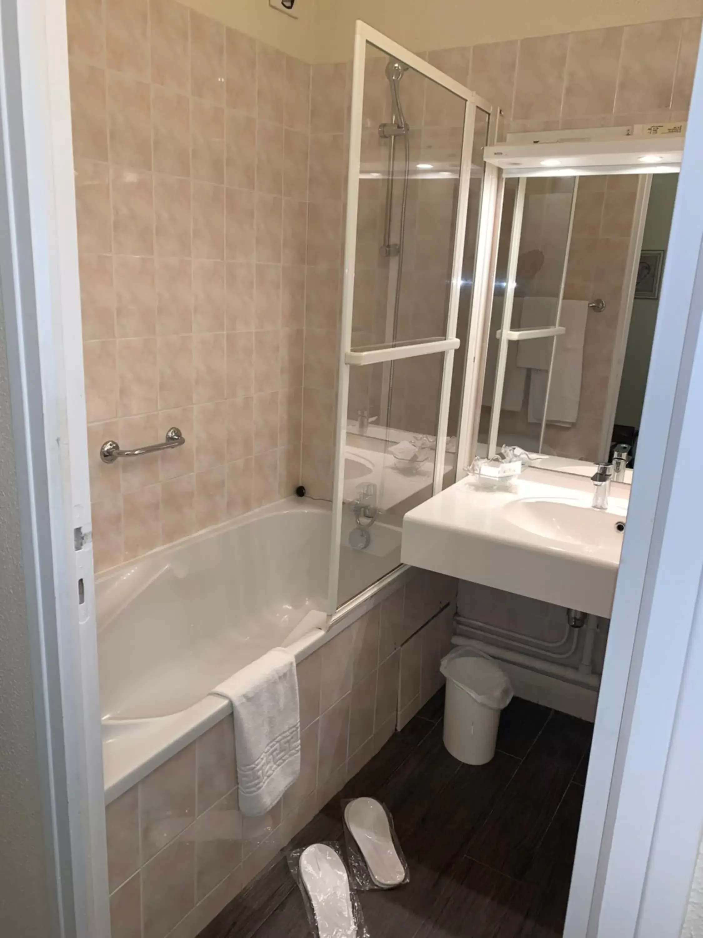 Double Room - single occupancy in Logis Hôtel Les Nymphéas Double Room - single occupancy in Logis Hôtel Les Nymphéas