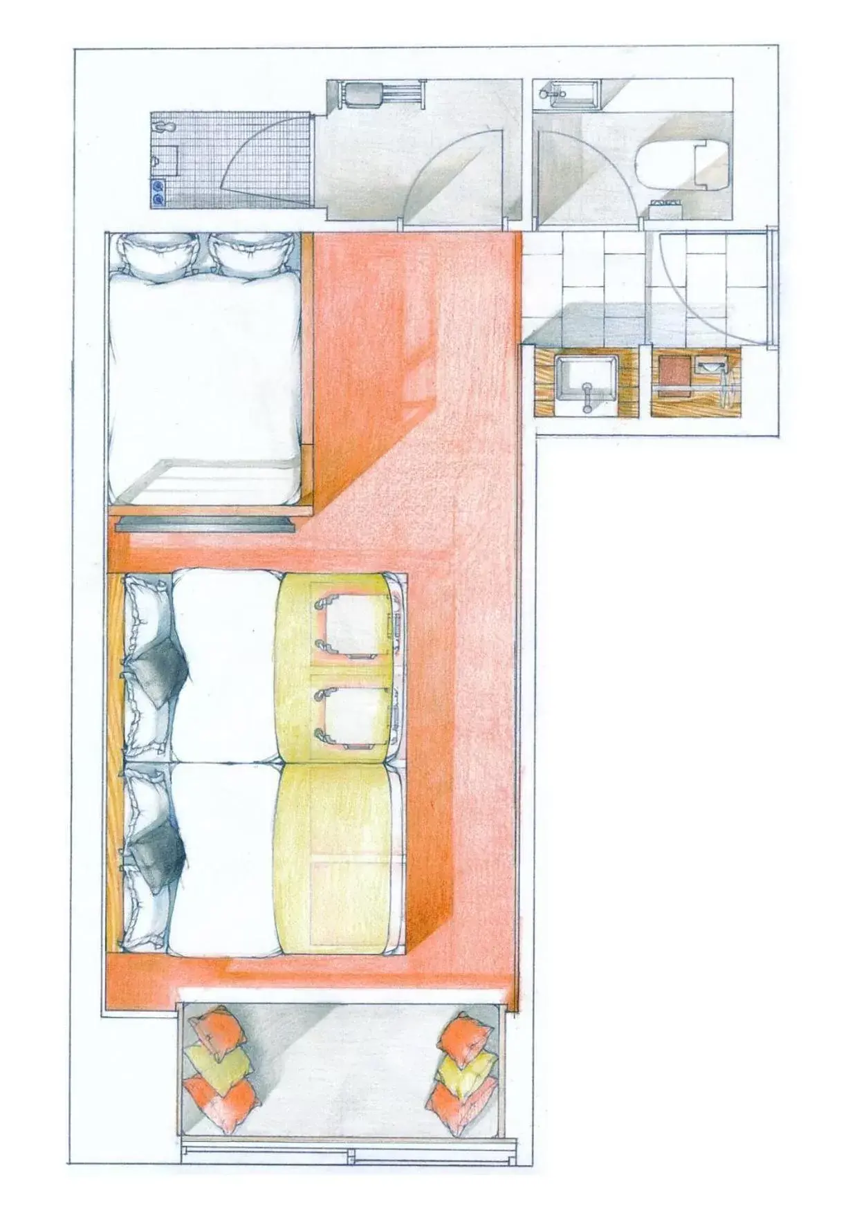 Deluxe Family Room in Sakura Cross Hotel Ueno Okachimachi Deluxe Family Room in Sakura Cross Hotel Ueno Okachimachi