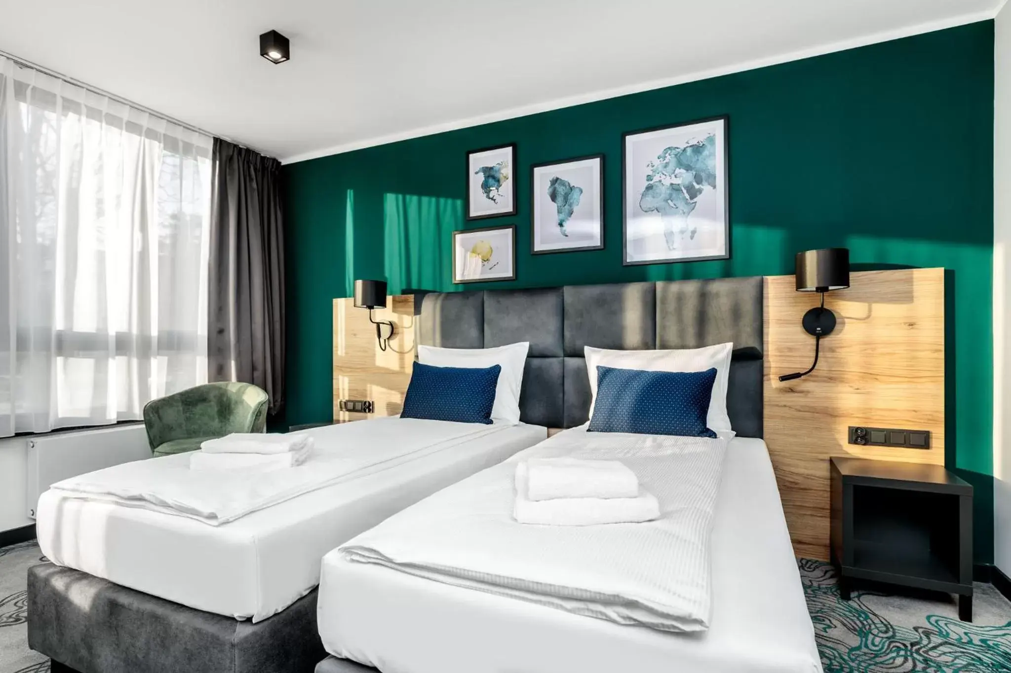 Executive Room 2 Single Beds in Hotel Kyriad Stargard Executive Room 2 Single Beds in Hotel Kyriad Stargard