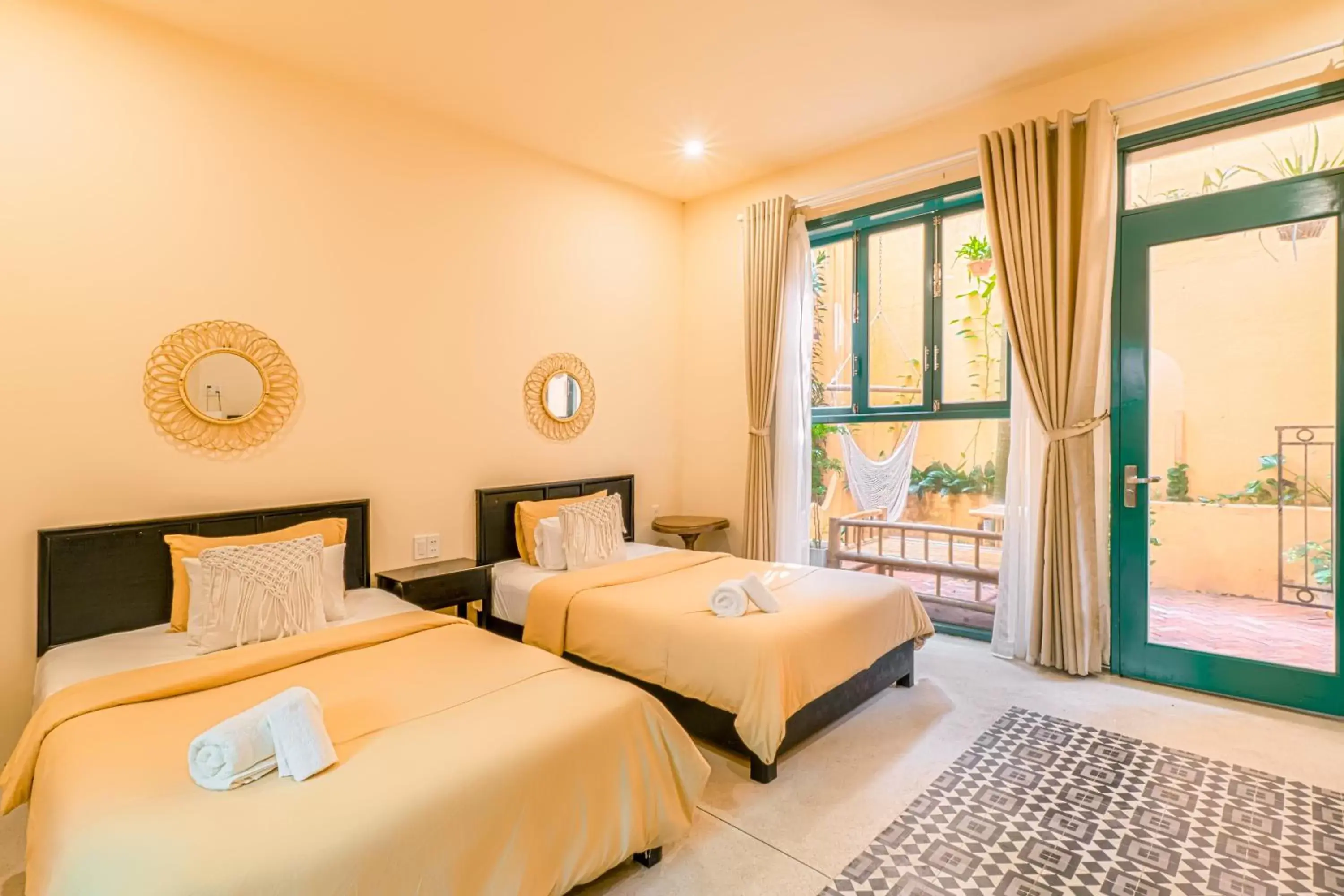 Standard Twin Room with Garden View in Alsahar Hoi An Boutique Villa Standard Twin Room with Garden View in Alsahar Hoi An Boutique Villa