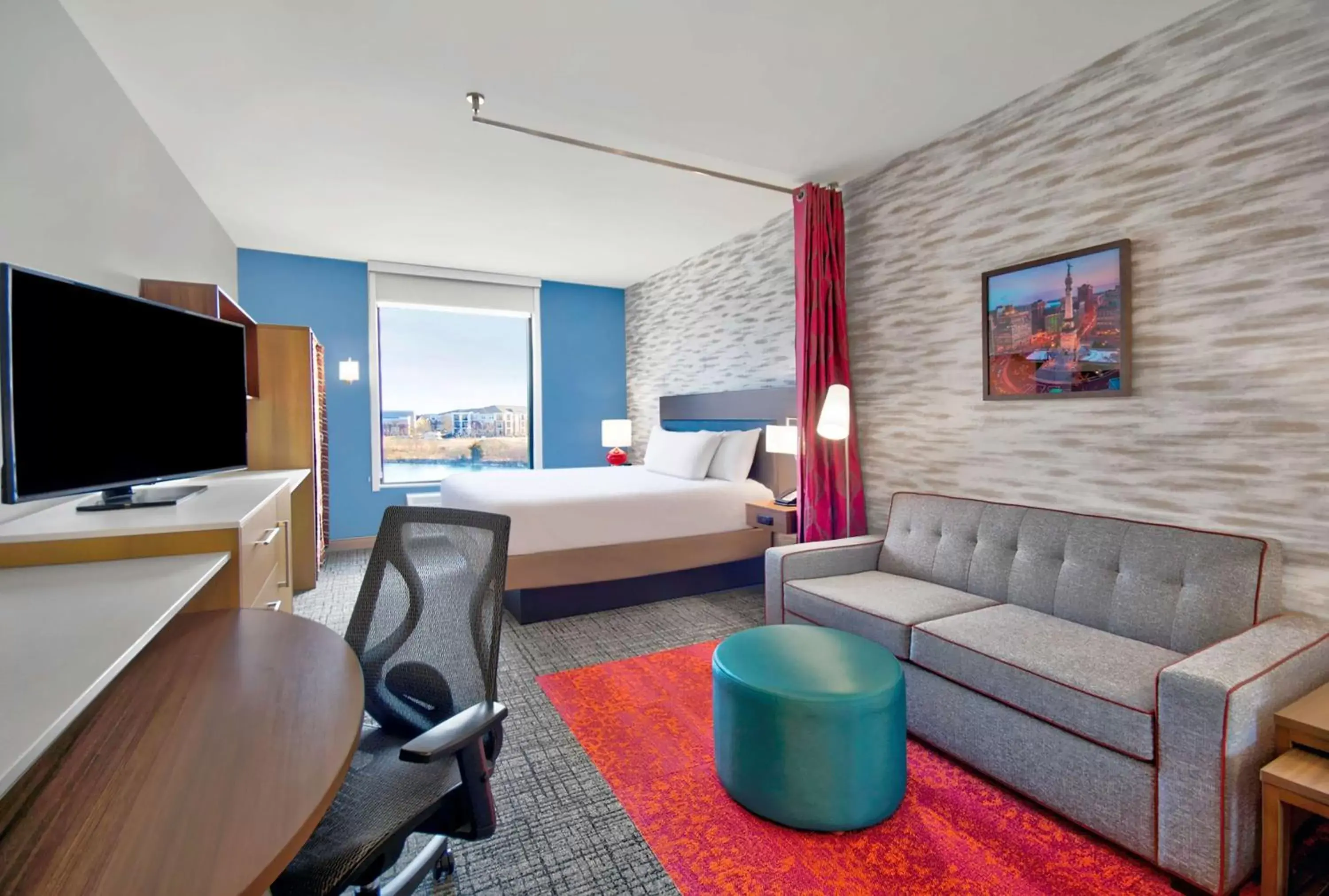 King Studio Suite with Water View in Home2 Suites By Hilton Whitestown - Indianapolis Northwest King Studio Suite with Water View in Home2 Suites By Hilton Whitestown - Indianapolis Northwest