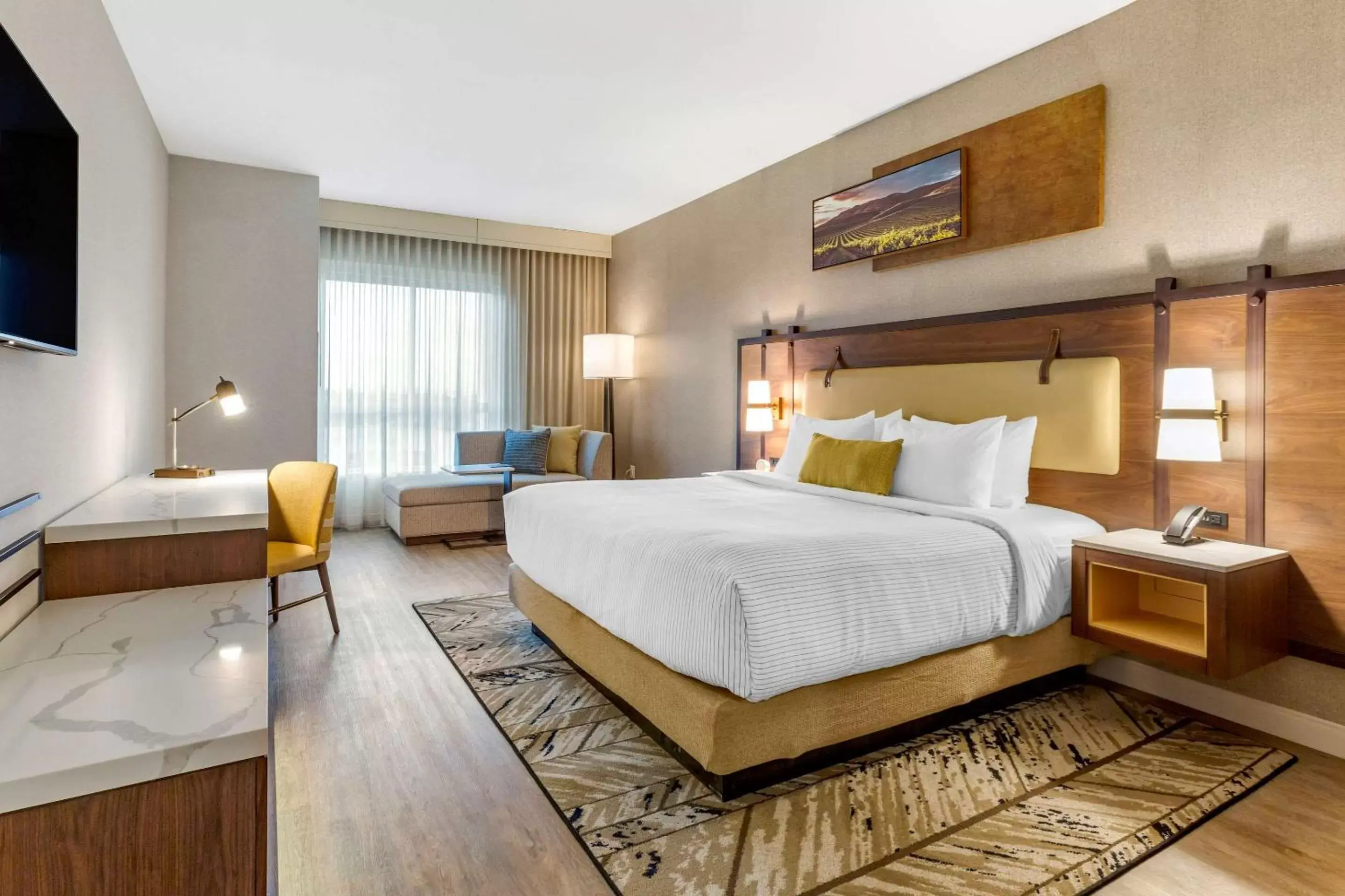 King Room - Accessible/Non-Smoking in Cambria Hotel Sonoma Wine Country King Room - Accessible/Non-Smoking in Cambria Hotel Sonoma Wine Country