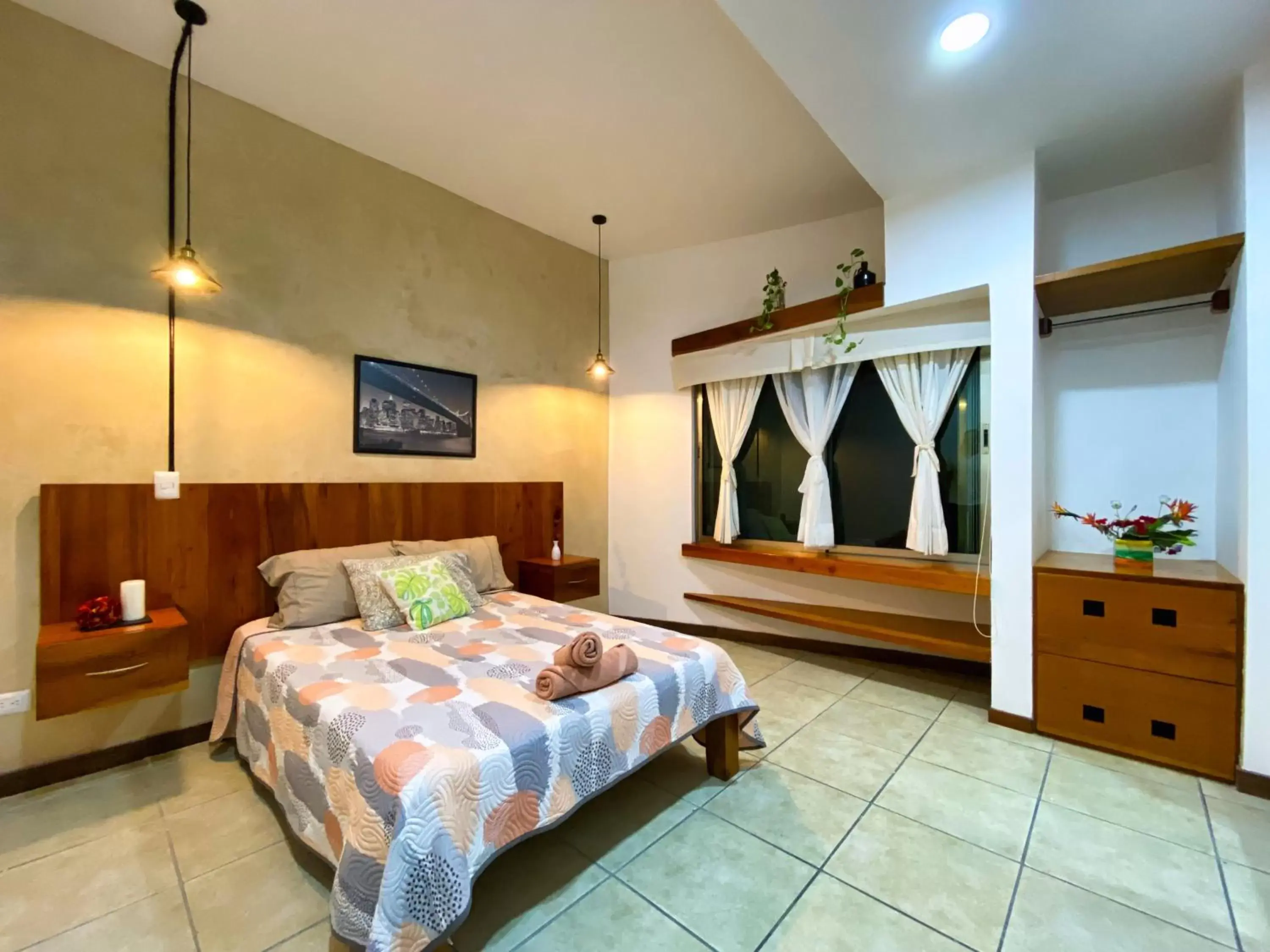 Queen Room with Shared Bathroom in Humant Coliving - Cancún Queen Room with Shared Bathroom in Humant Coliving - Cancún