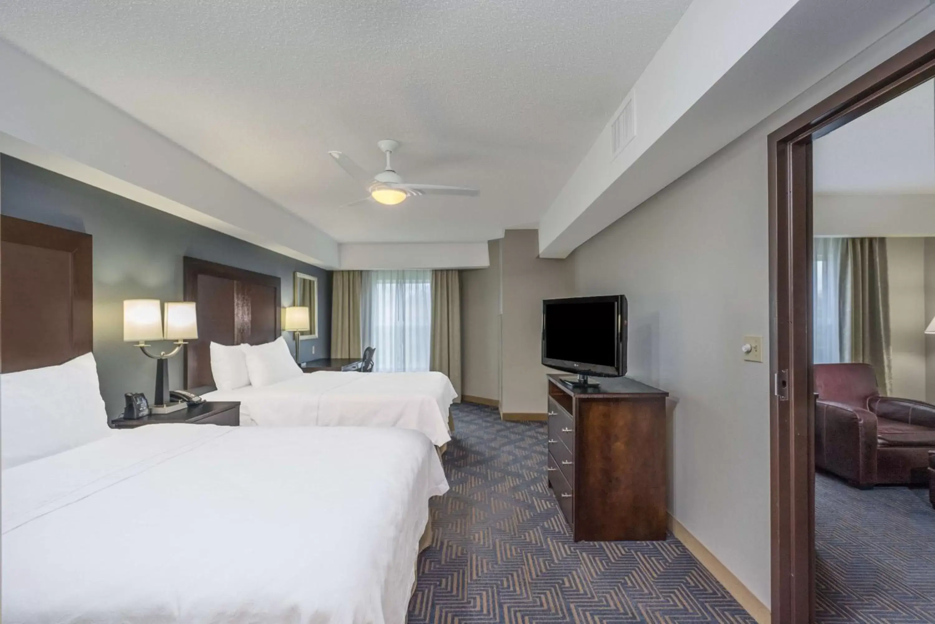 Queen Suite with Two Queen Beds - Mobility Access/Non-Smoking in Homewood Suites by Hilton Louisville-East Queen Suite with Two Queen Beds - Mobility Access/Non-Smoking in Homewood Suites by Hilton Louisville-East