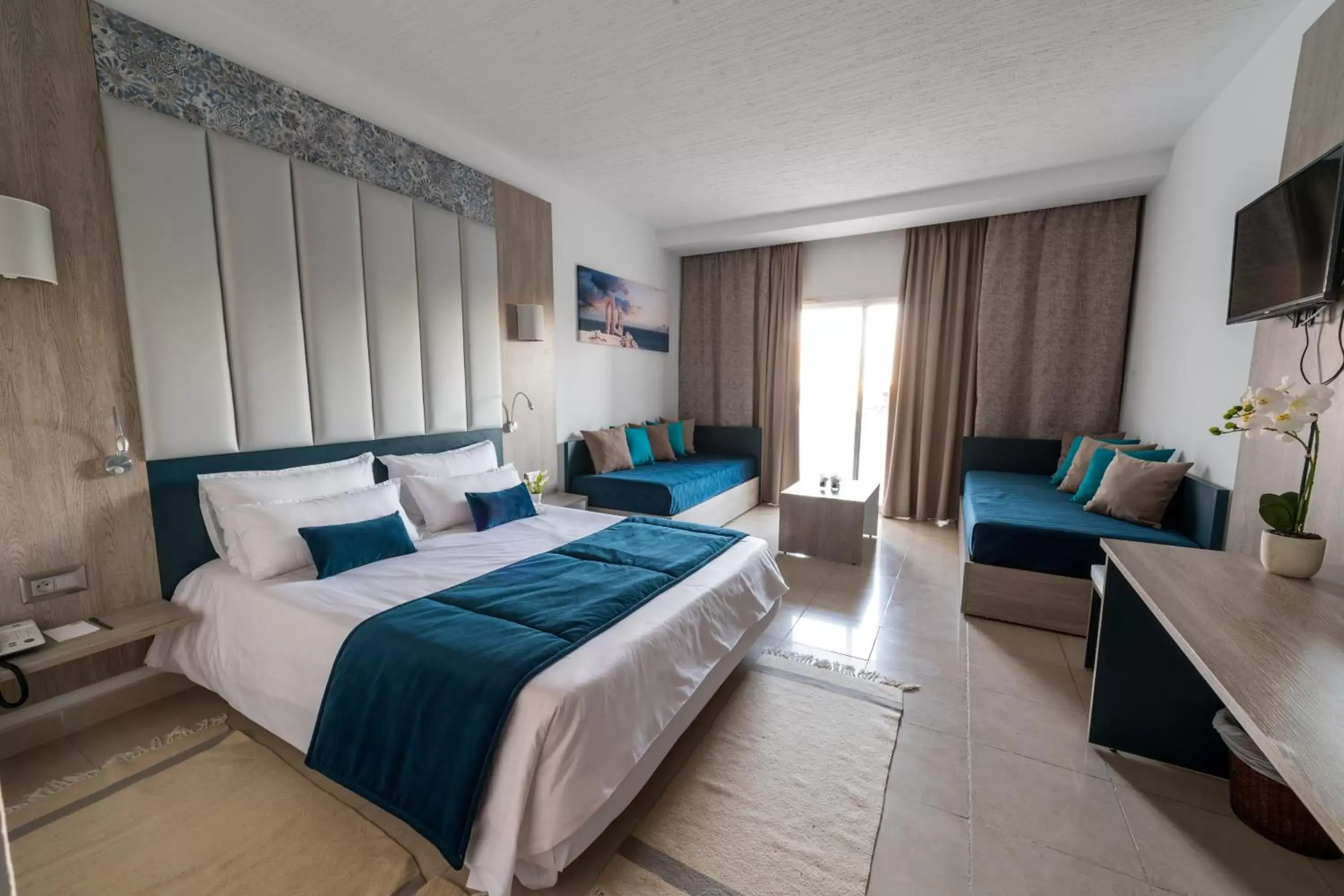 Quadruple Room in Mahdia Beach & Aqua Park Quadruple Room in Mahdia Beach & Aqua Park