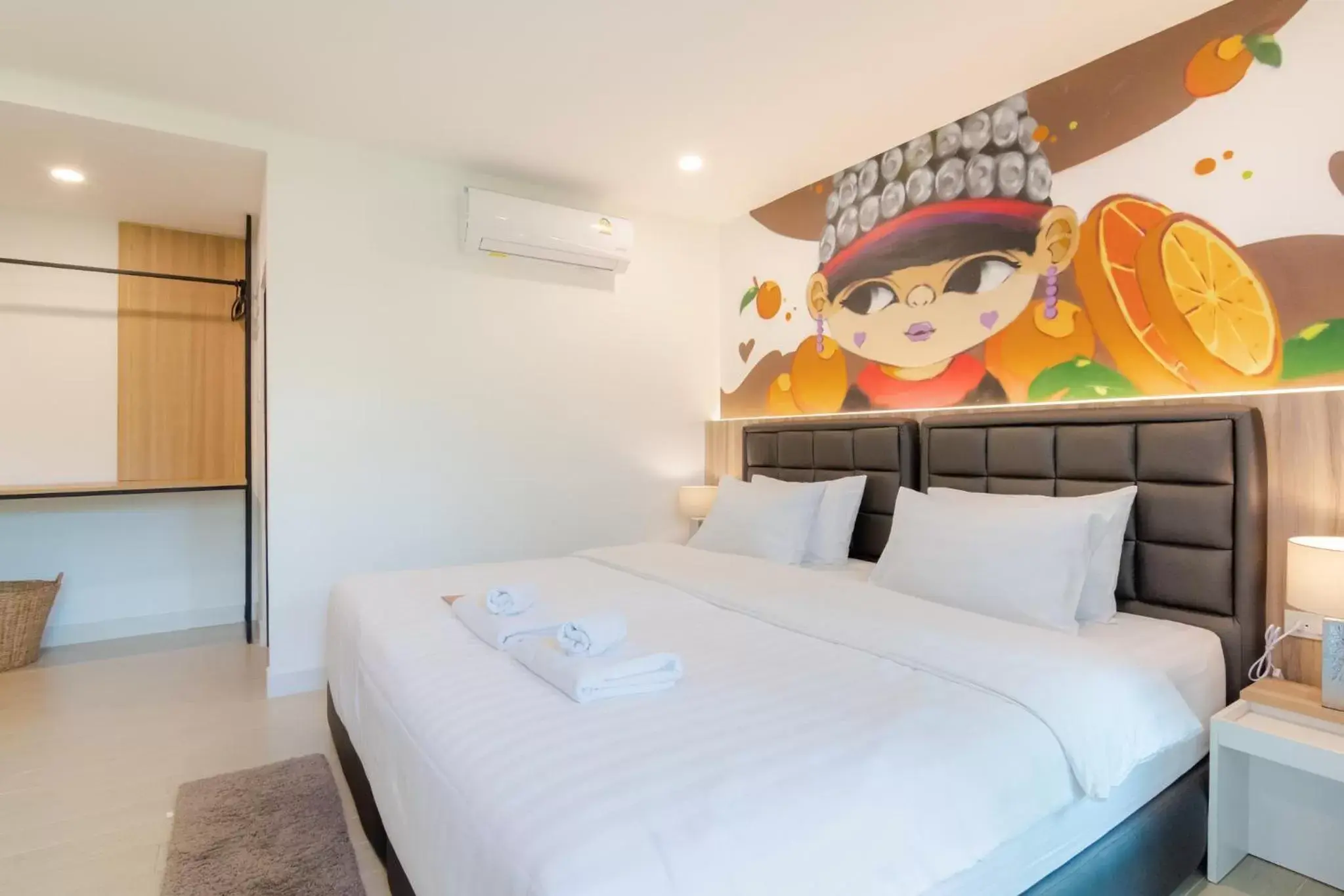 Deluxe Double Room in นายก่ายหมอน Nine-Kai-Mon Deluxe Double Room in นายก่ายหมอน Nine-Kai-Mon