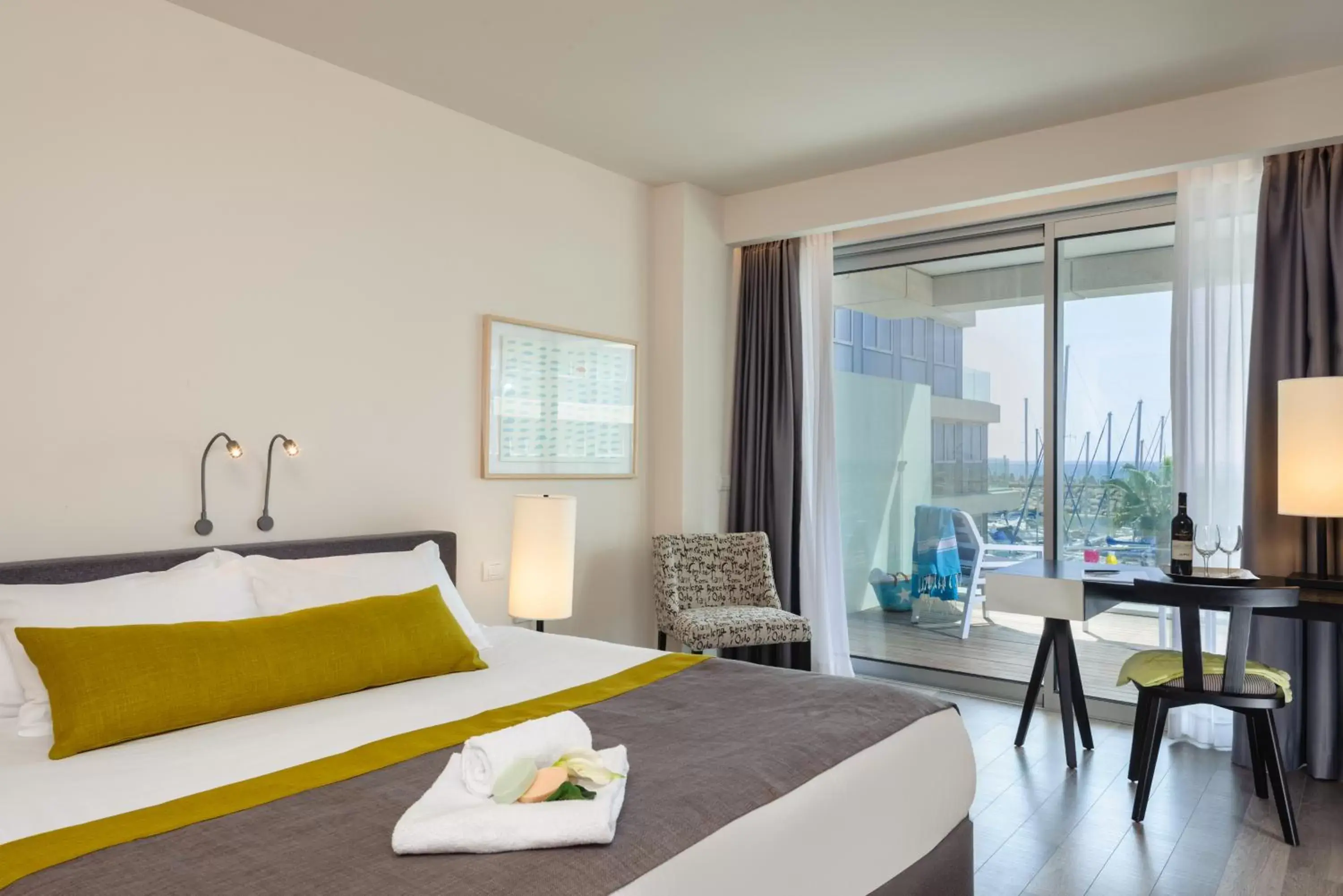 Executive Double Room with Pool View and Balcony - single occupancy in Herods Herzliya Executive Double Room with Pool View and Balcony - single occupancy in Herods Herzliya