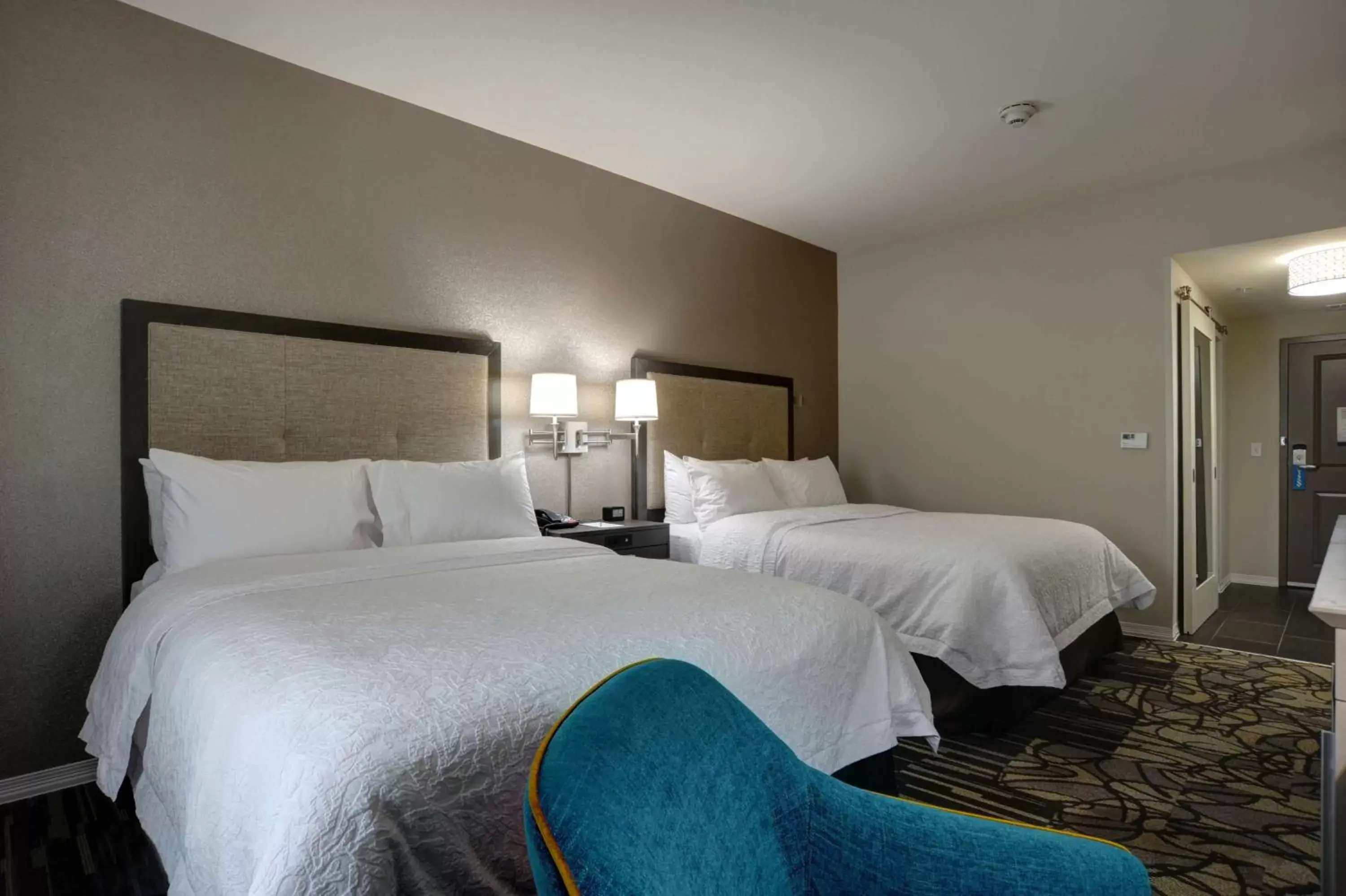 Queen Room with Two Queen Beds - Mobility/Hearing Accessible - Non-Smoking in Hampton Inn & Suites Ardmore Queen Room with Two Queen Beds - Mobility/Hearing Accessible - Non-Smoking in Hampton Inn & Suites Ardmore