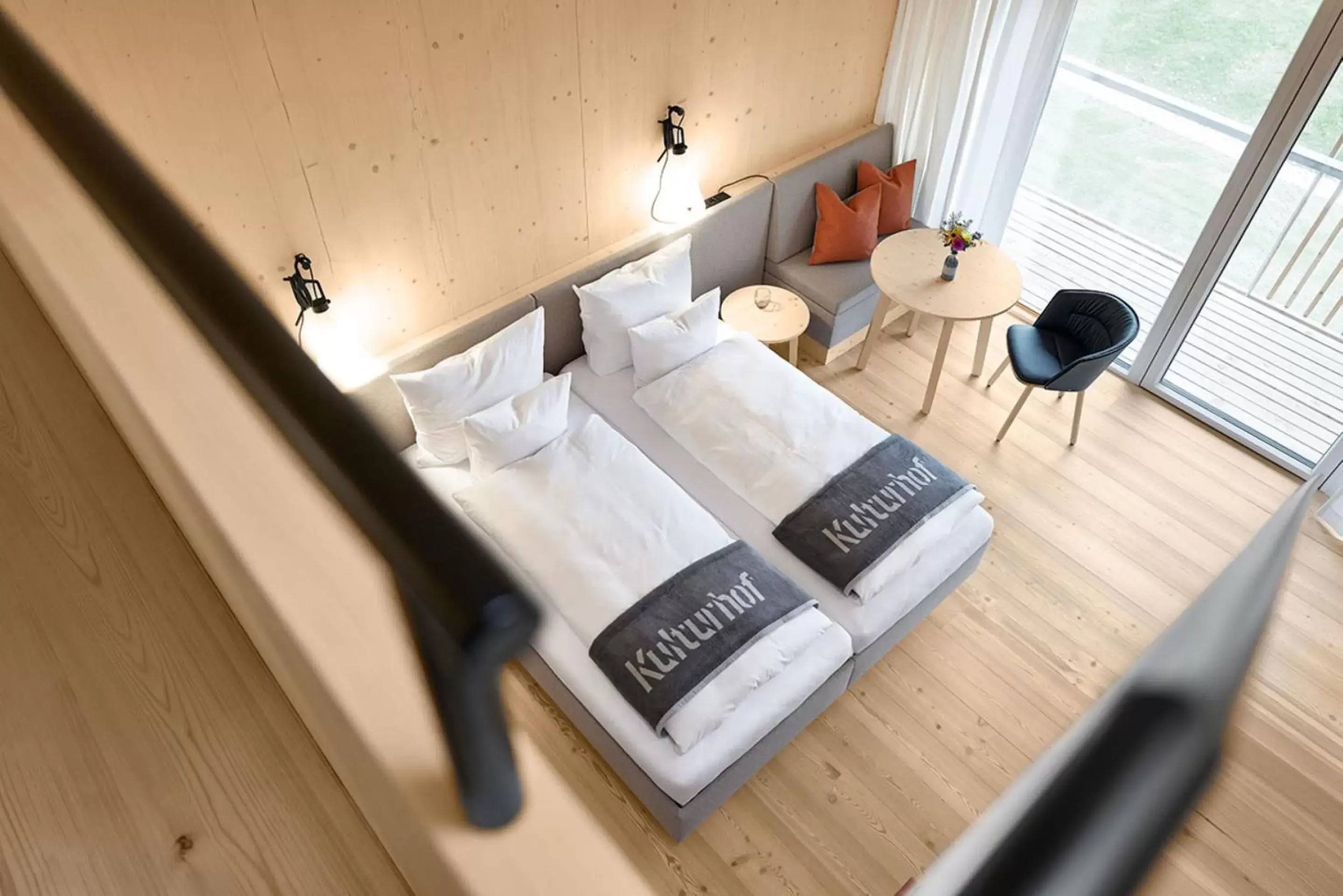 Duplex Quadruple Room - single occupancy in Kulturhof Stanggass Duplex Quadruple Room - single occupancy in Kulturhof Stanggass