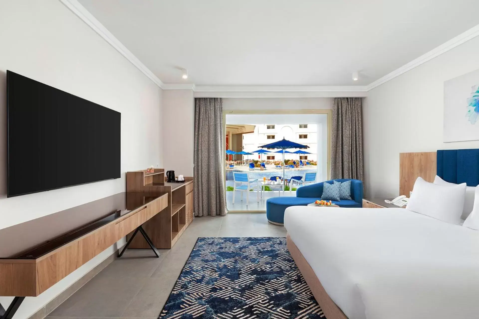 Triple Room with Pool View in Pickalbatros Blu Spa Resort - Adults Friendly 16 Years Plus- Ultra All-Inclusive Triple Room with Pool View in Pickalbatros Blu Spa Resort - Adults Friendly 16 Years Plus- Ultra All-Inclusive