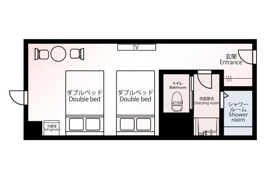 Superior Twin Room in Chiyokura HOTEL SHUKU Nagoya Superior Twin Room in Chiyokura HOTEL SHUKU Nagoya