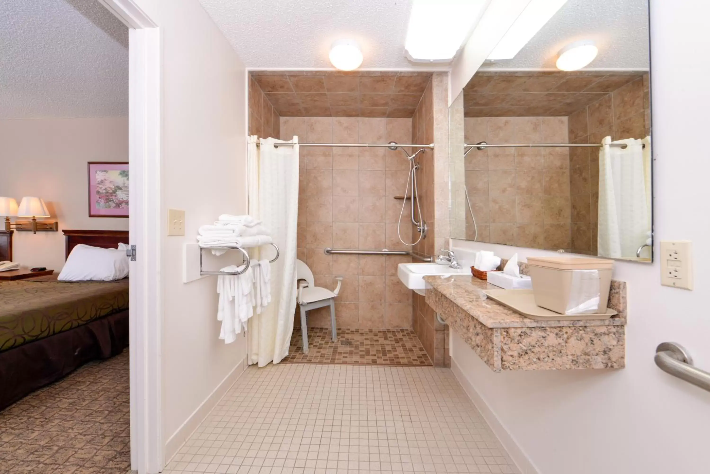 Double Room - Disability Access in Briarwood Inn Of Geneva Double Room - Disability Access in Briarwood Inn Of Geneva