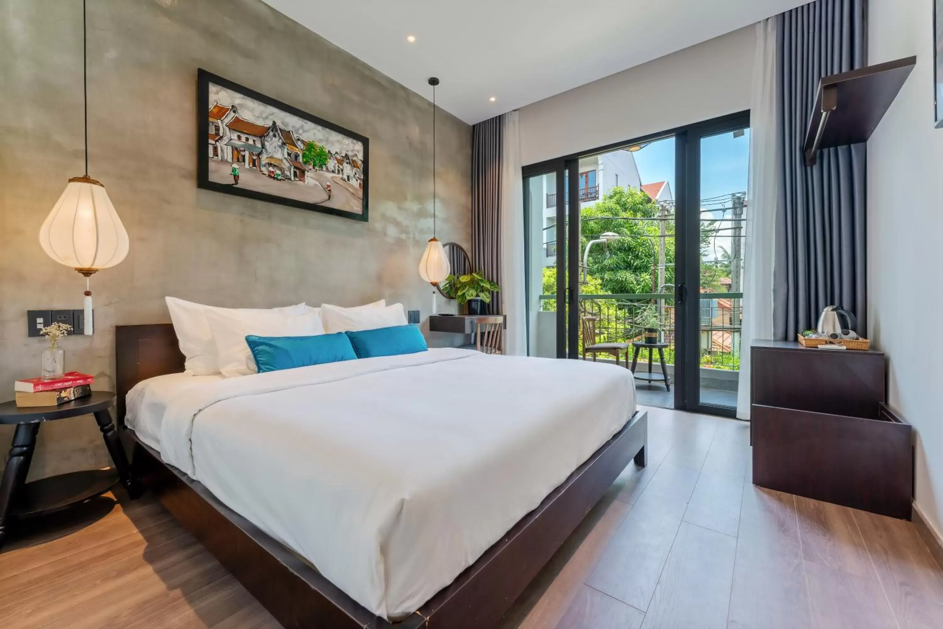 Deluxe Double Room with Balcony in Lacasa Old Town Villa Deluxe Double Room with Balcony in Lacasa Old Town Villa