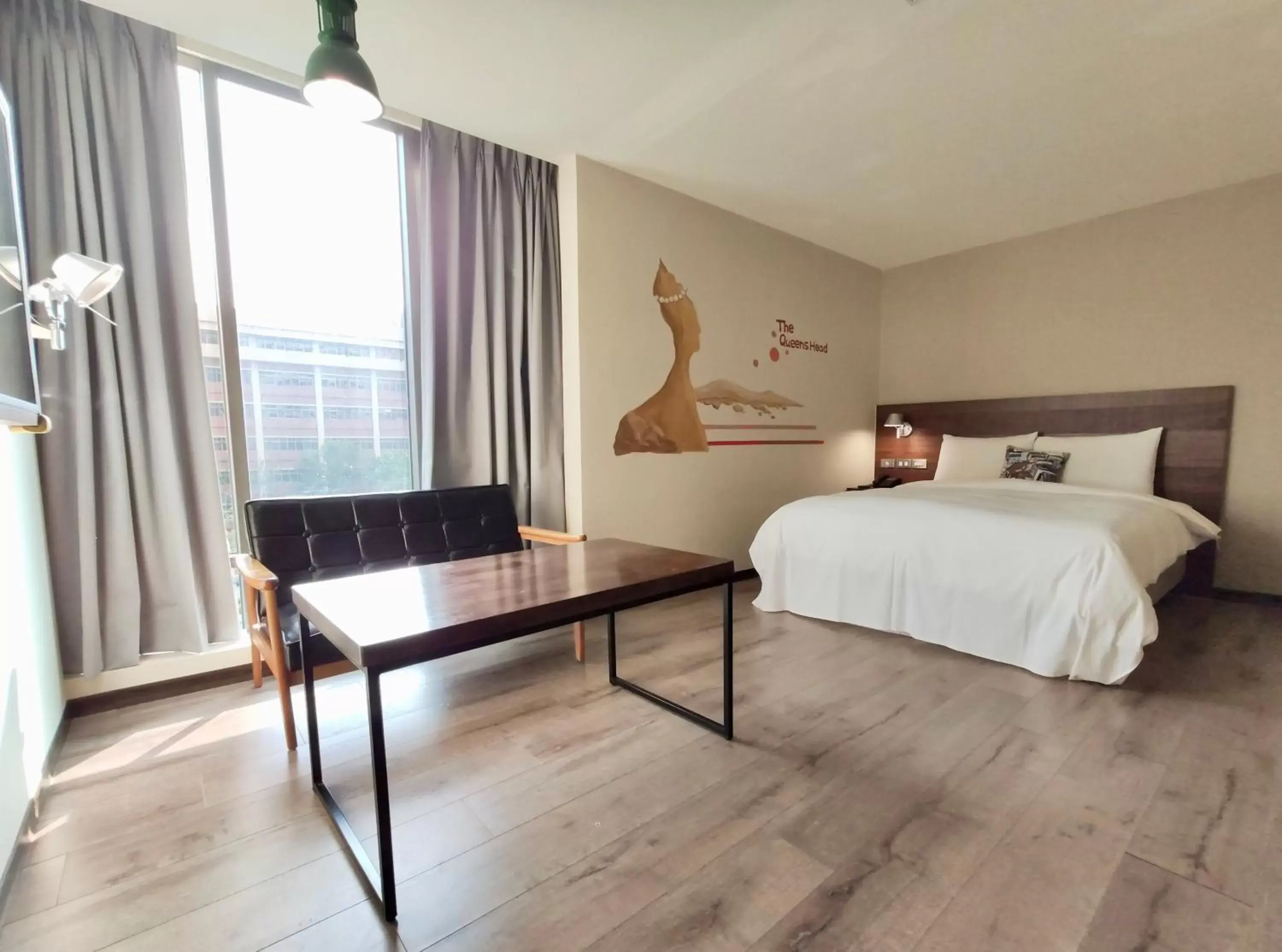 Deluxe Double Room with Bath in Just Live Inn-Keelung Deluxe Double Room with Bath in Just Live Inn-Keelung