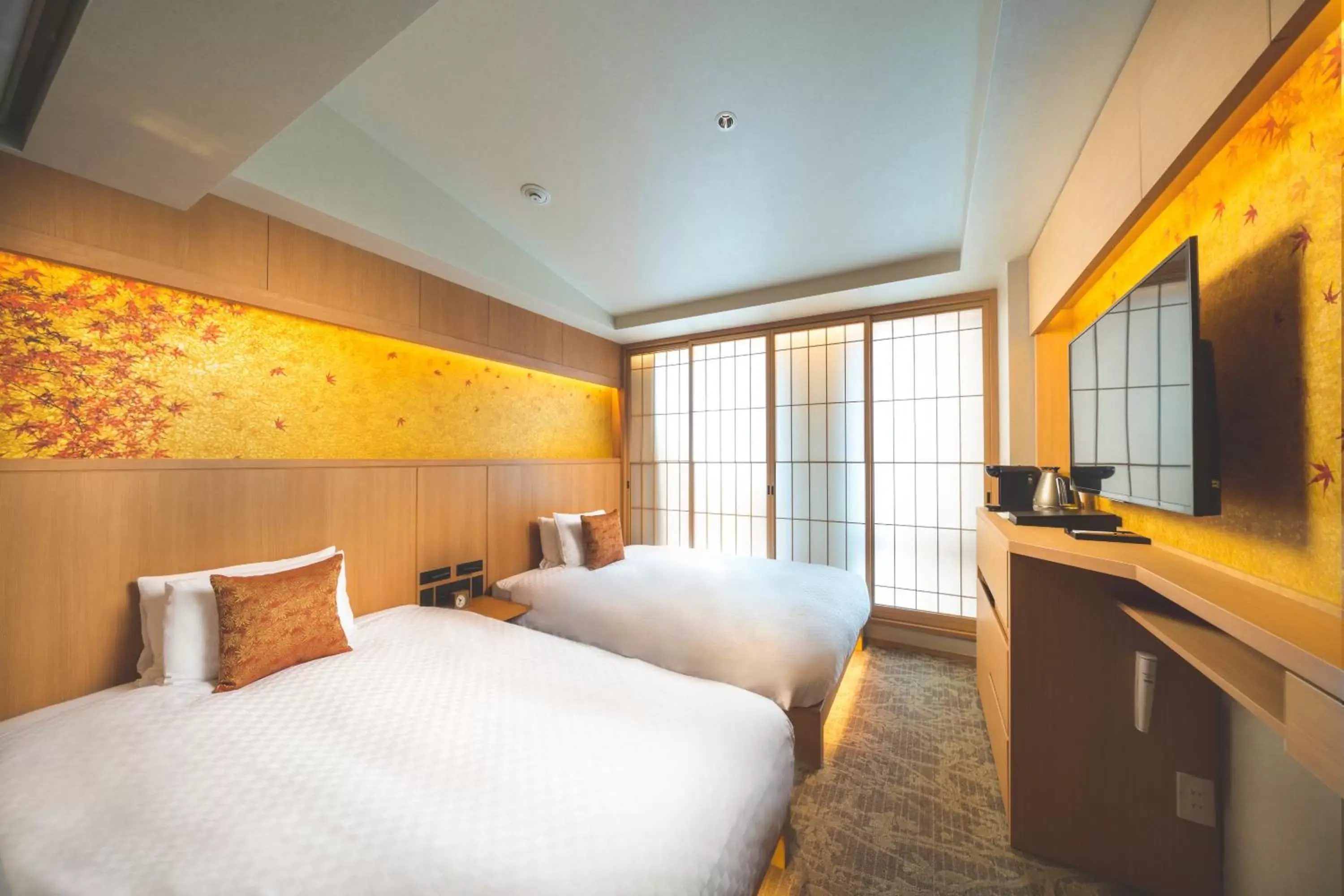 Standard Room with Two Double Beds - Non-Smoking in KAYA Kyoto Nijo Castle, BW Signature Collection by Best Western Standard Room with Two Double Beds - Non-Smoking in KAYA Kyoto Nijo Castle, BW Signature Collection by Best Western