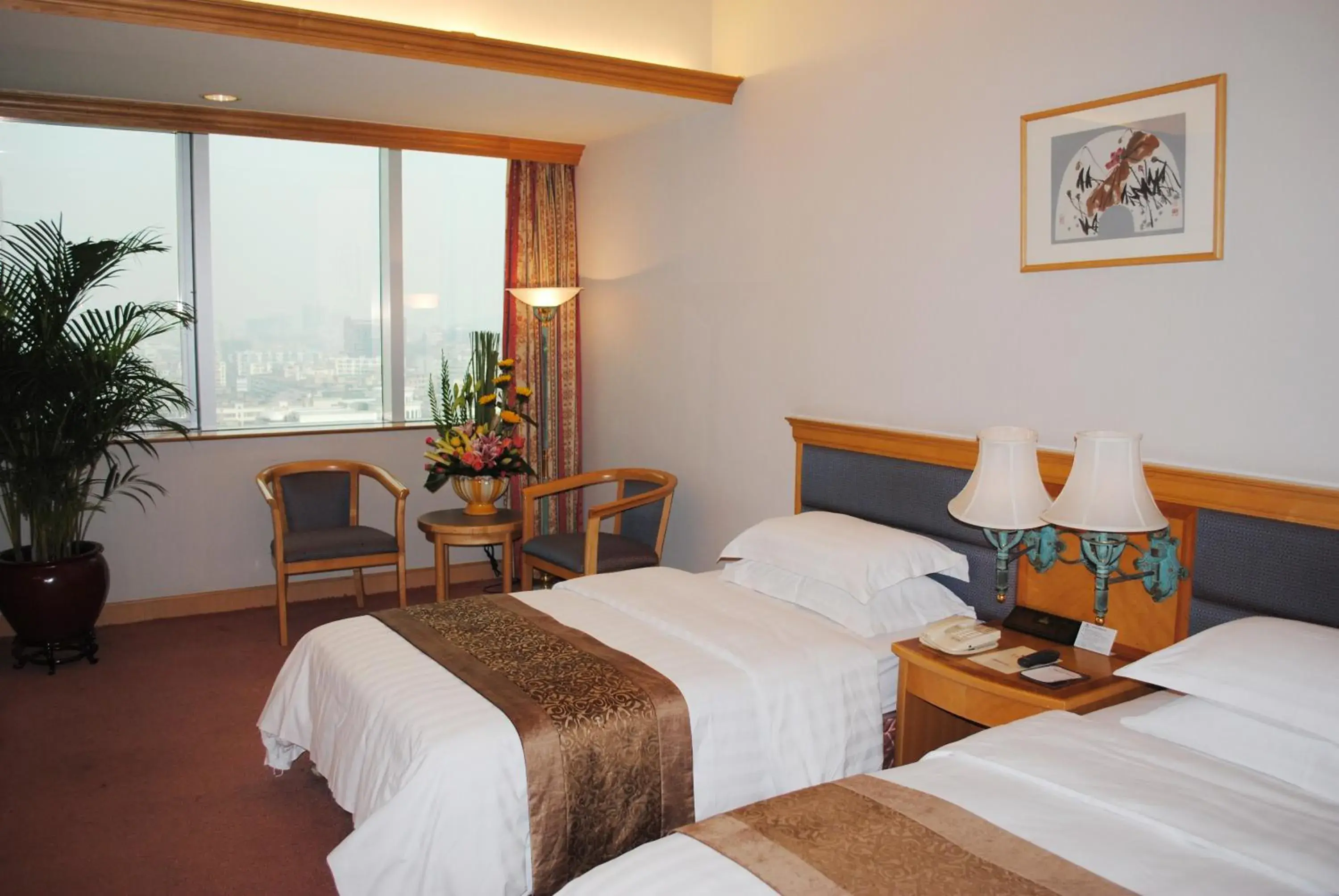 Elite Twin Room in Guangzhou New Century Hotel Elite Twin Room in Guangzhou New Century Hotel