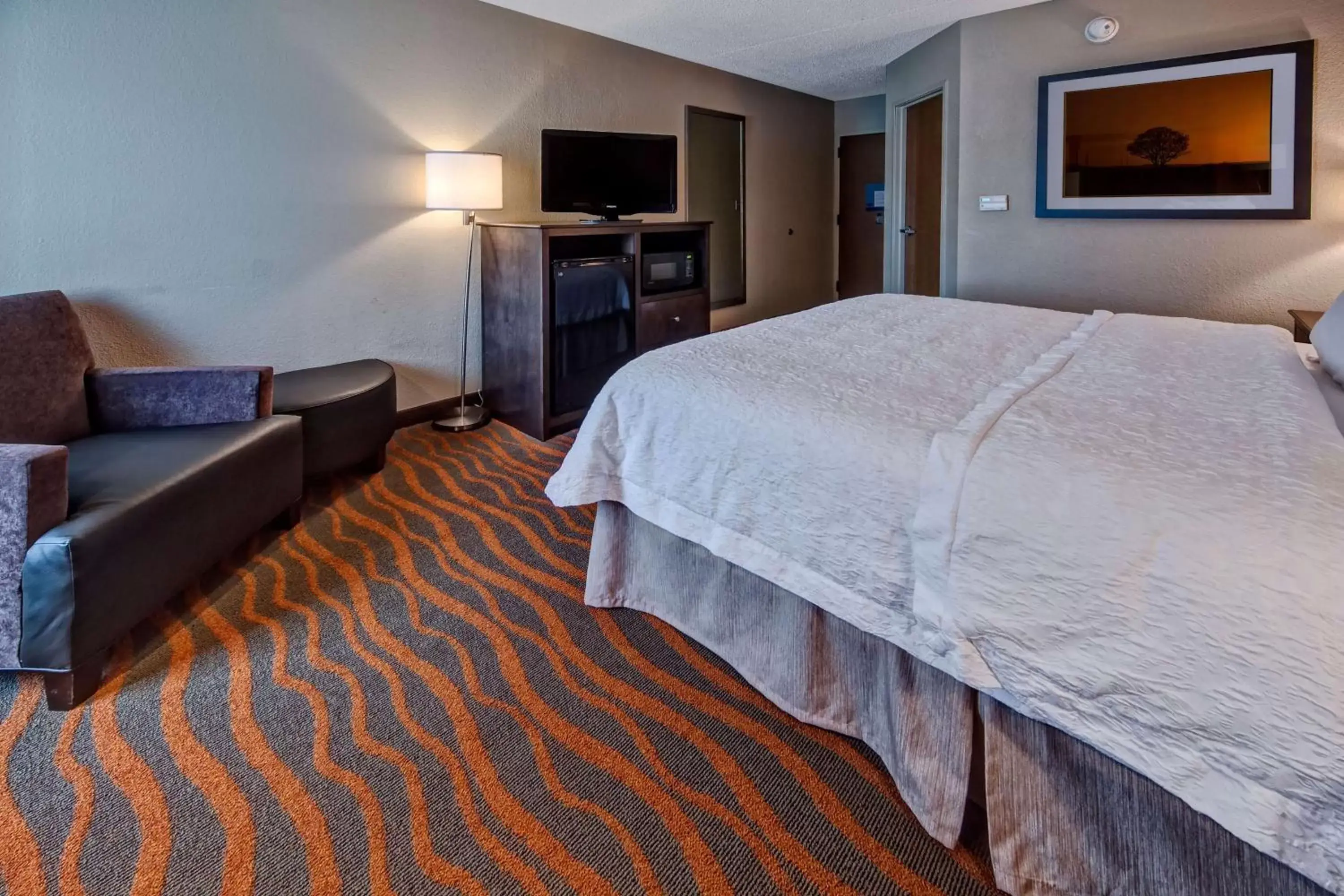 King Room with King Bed - Non-Smoking in Hampton Inn by Hilton Clarksville King Room with King Bed - Non-Smoking in Hampton Inn by Hilton Clarksville