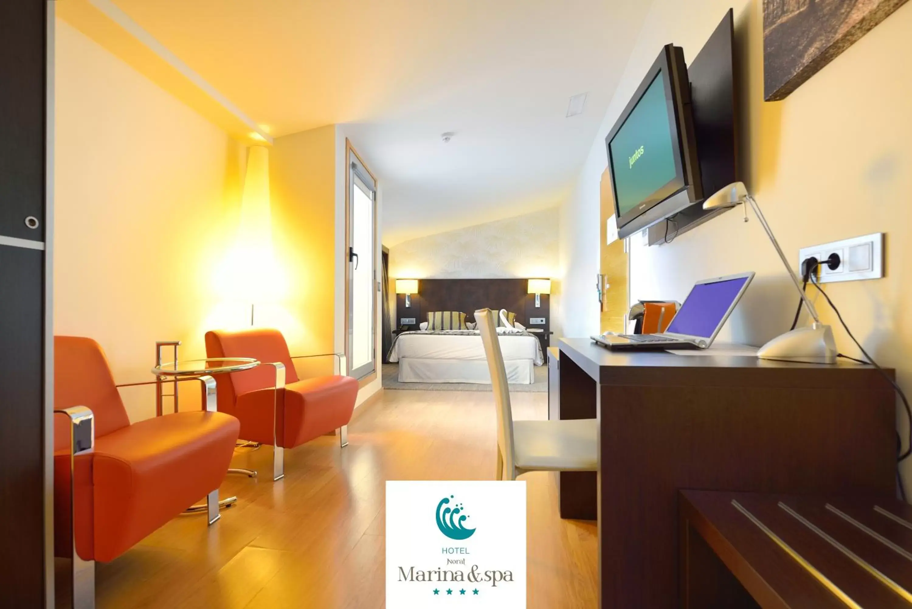 Double Room with Terrace in Hotel Norat Marina & Spa 4* Superior Double Room with Terrace in Hotel Norat Marina & Spa 4* Superior