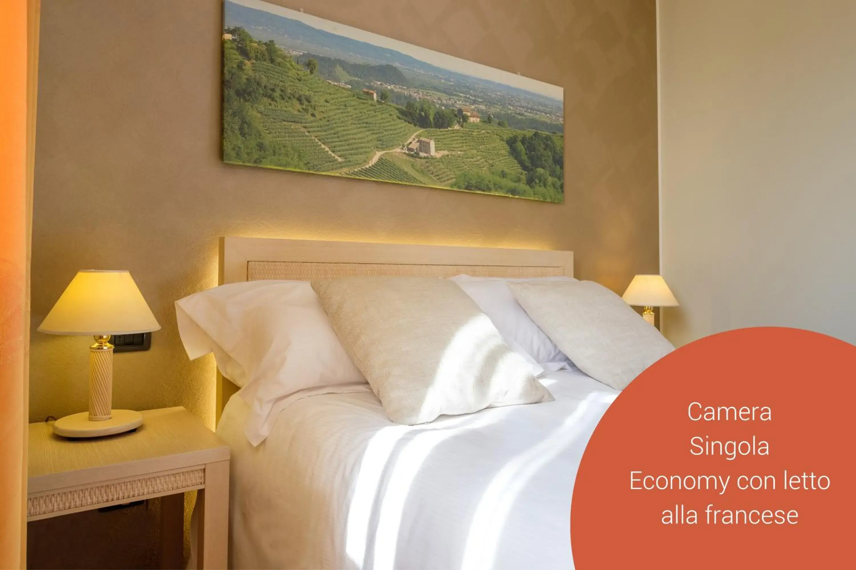 Economy Single Room in Wine Hotel San Giacomo Activity & Wellness Economy Single Room in Wine Hotel San Giacomo Activity & Wellness