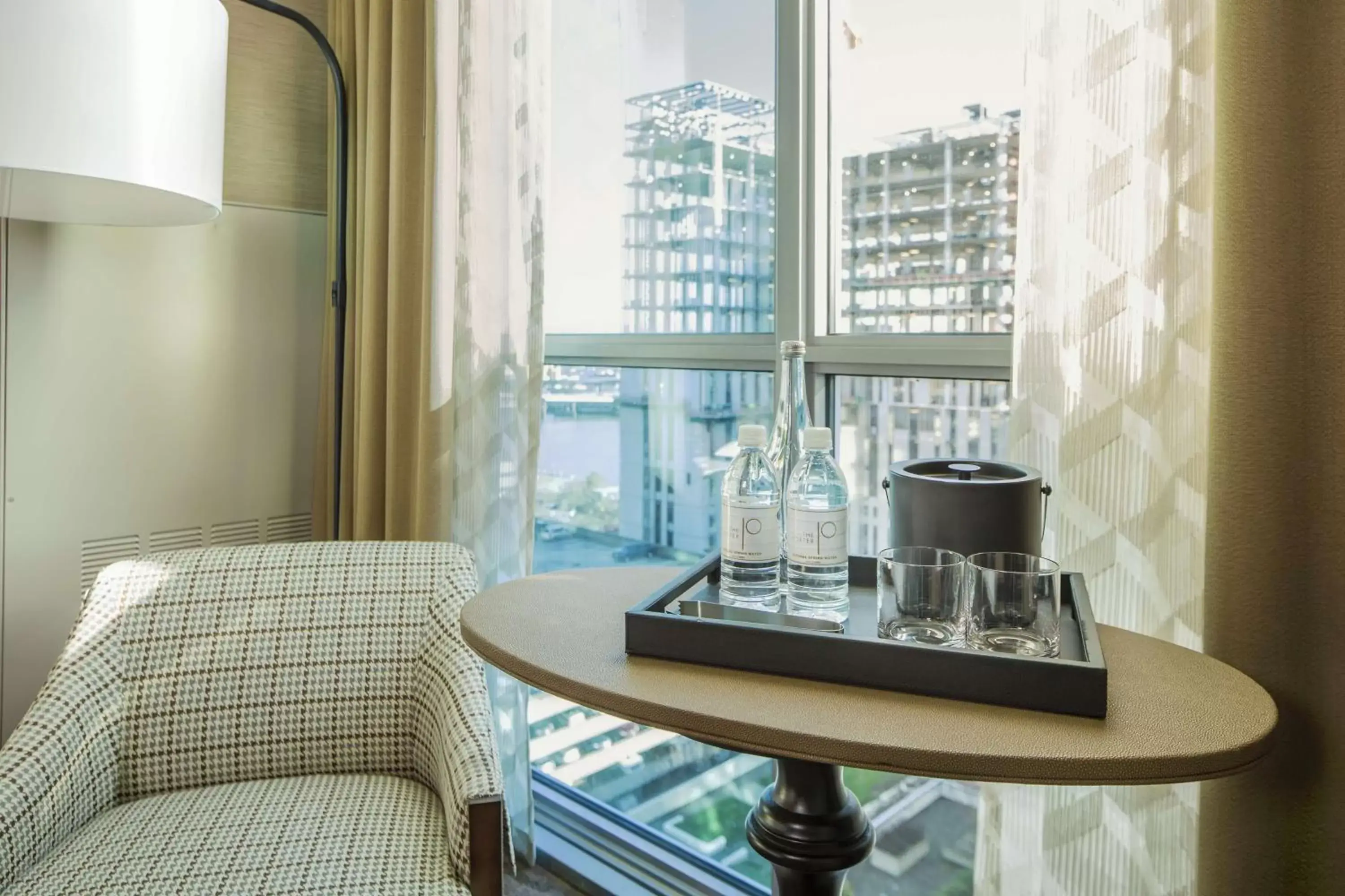 King Room with Partial River View - Hearing Accessible in The Porter Portland, Curio Collection By Hilton King Room with Partial River View - Hearing Accessible in The Porter Portland, Curio Collection By Hilton