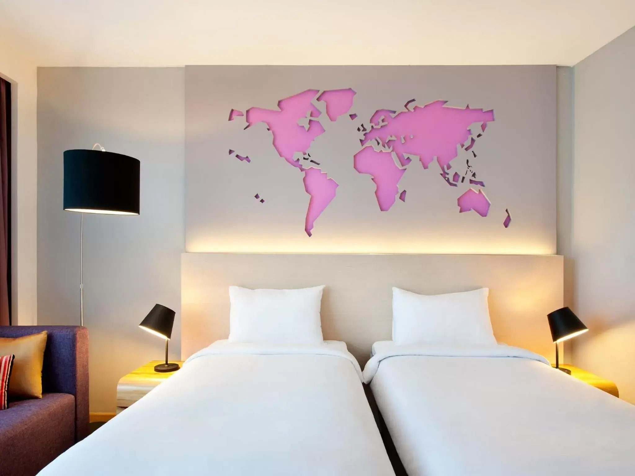 Deluxe Twin Room in Ibis Styles Jakarta Airport Deluxe Twin Room in Ibis Styles Jakarta Airport